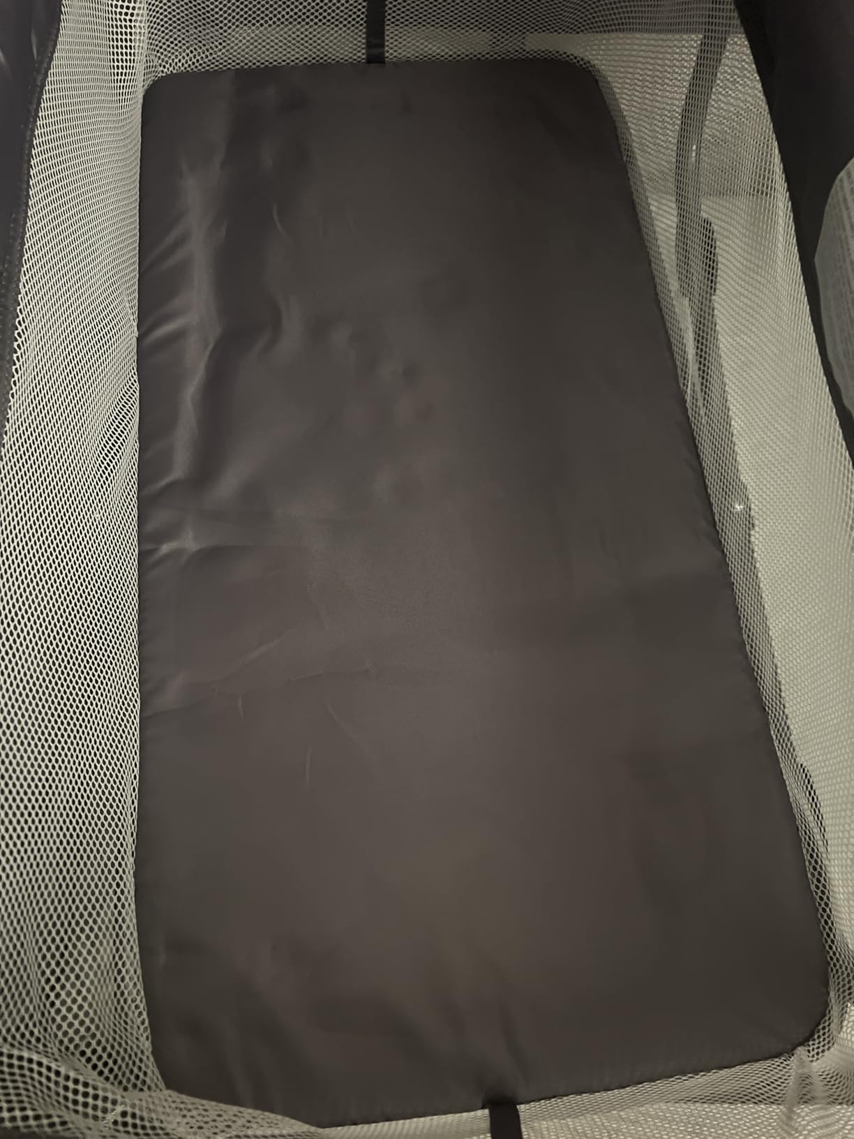 JOYMOR Twin Bassinet for Baby, Bedside Bassinet, Convertible to Bedside Sleeper and Playpen, with Wheel, Brake, Foldable Side Sleeper, Gray customer photo 2