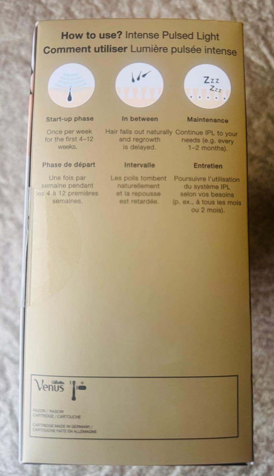 Braun Smart IPL, Skin i Expert Pro 7, VOGUE's Best Hair Removal Device, IPL Hair Removal for Women and Men, Permanent Laser Hair Reduction At-Home, World's 1st Smart App, 3 Heads, IPL7243 customer photo 2