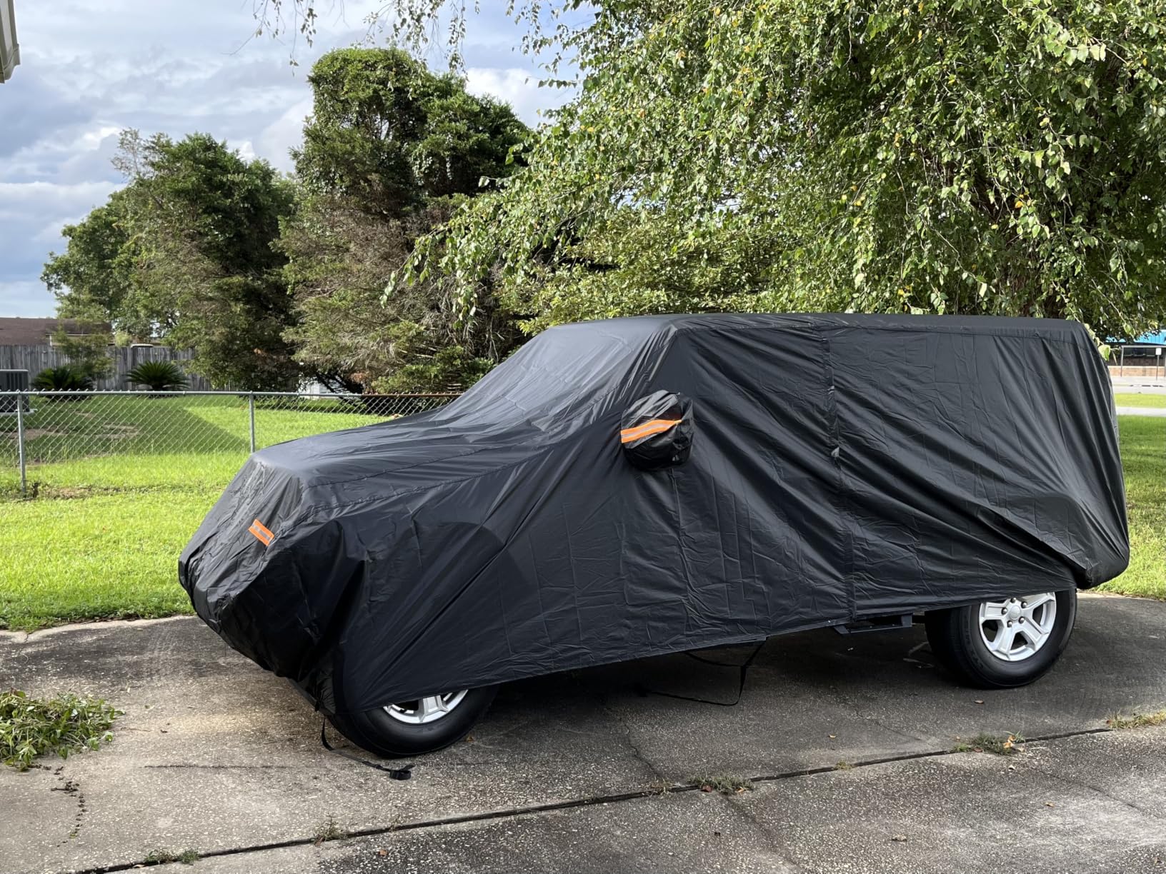 Car Cover Custom Fit for Ford Mustang 1994-2026, for Chevy Camaro 2010-2026, Waterproof All Weather Full Exterior Cover Rain Hail Sun Protector Car Cover with Door Zipper customer photo 1