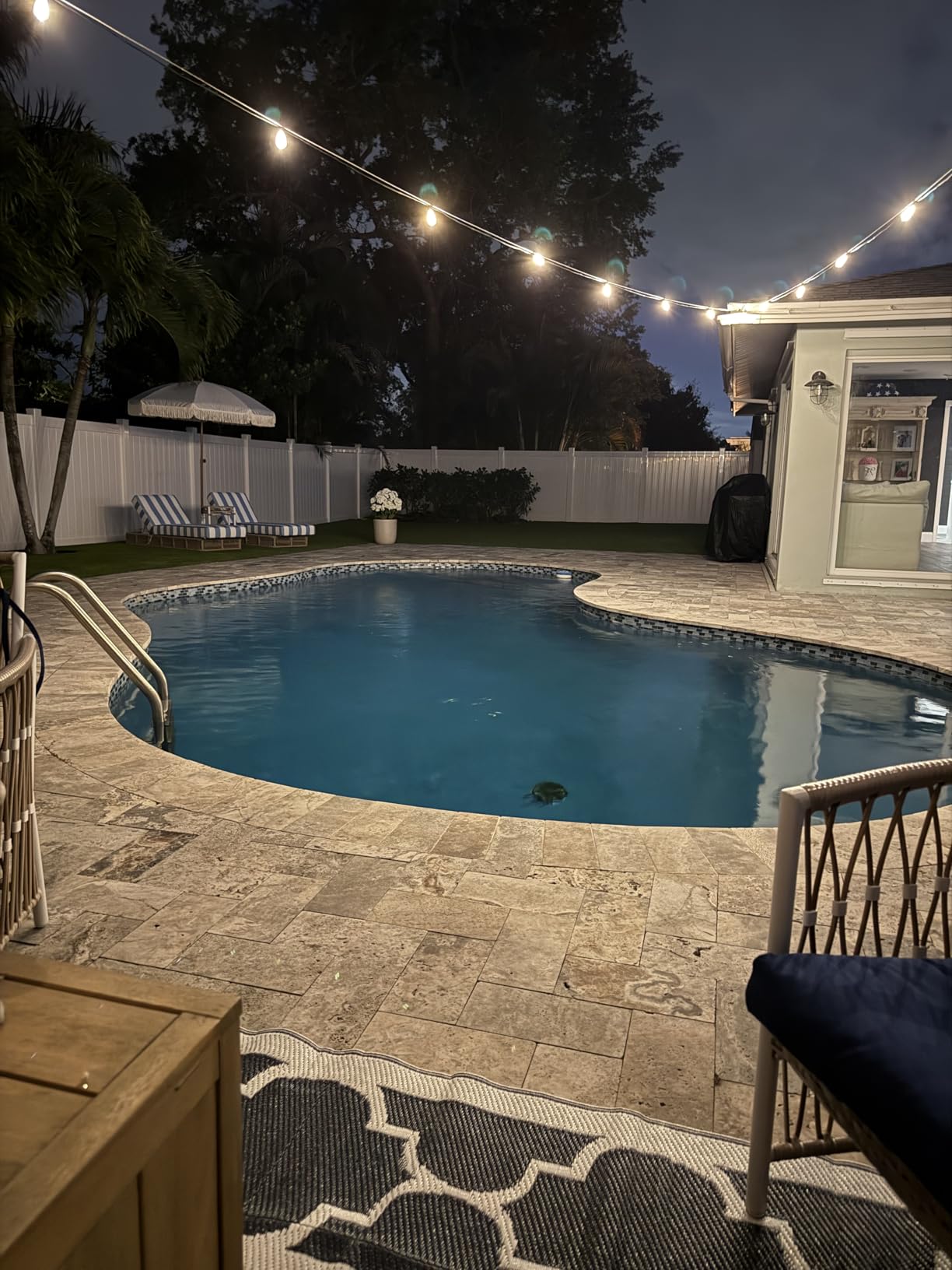 addlon 100FT Outdoor String Lights ST38 LED with Remote Waterproof Dimmable | Shatterproof Replaceable Bulbs, Connectable Hanging Strand for Porch Backyard Patio Garden Deck Outside, Timer,3 Modes customer photo 2