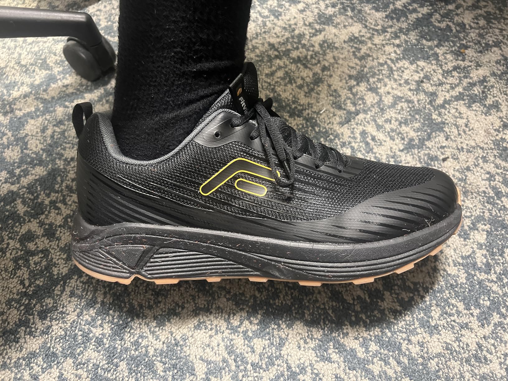FitVille Men Trail Running Shoes Extra Wide Shoes for Men, Mountain Trail Runner Sneakers, Cushion Walking, Jogging, Plantar Fasciitis customer photo 2