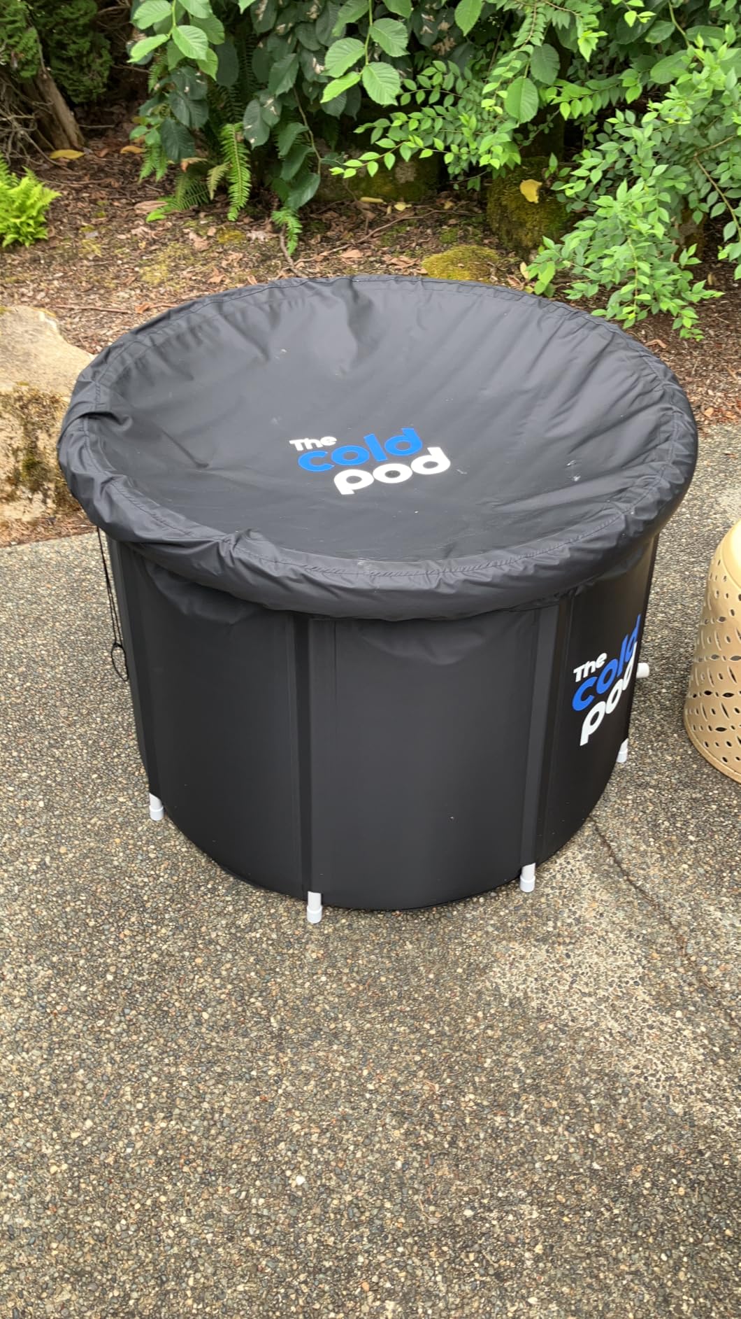 The Cold Pod Ice Bath Tub for Athletes with Cover: 88 Gallons Cold Plunge Tub for Recovery, Multiple Layered Portable Ice Bath Plunge Pool customer photo 2