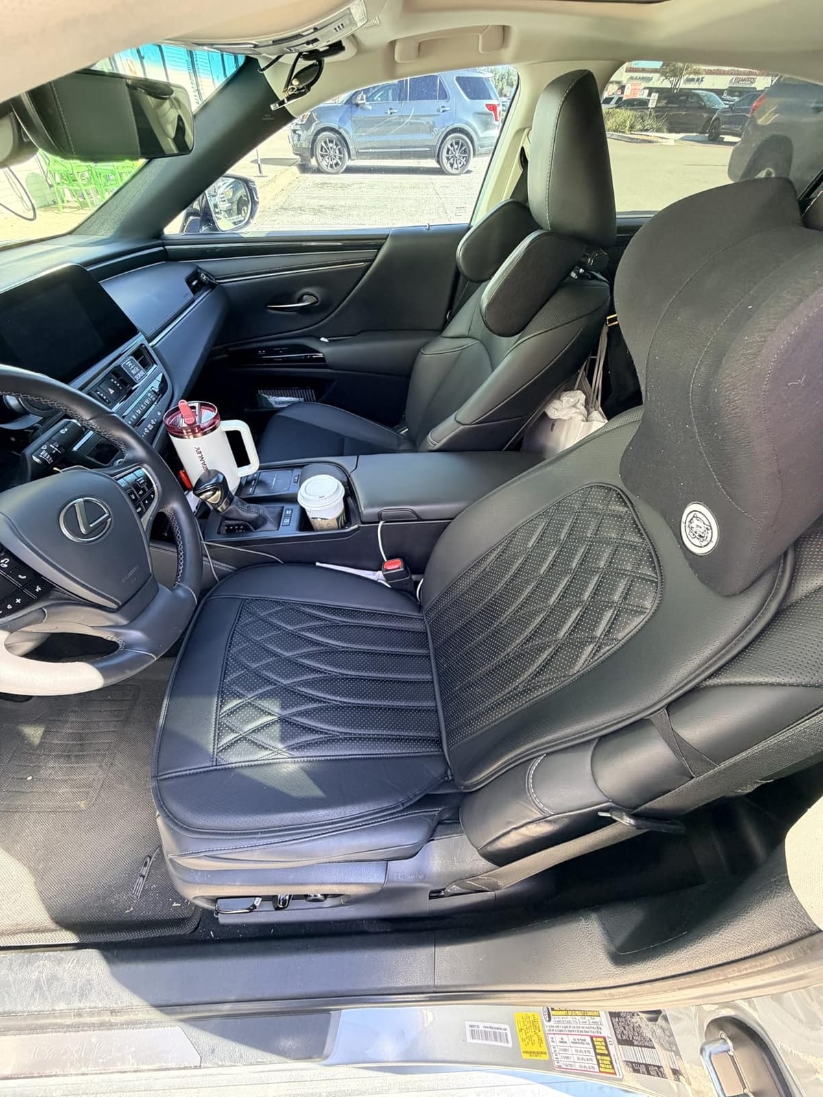 Laxon Air Bag Shiatsu Back Massager for Long time seatting with Long Distance Driving. Vehicle Seat Cushion for Stress Relief, Waist Hip Massager. customer photo 2