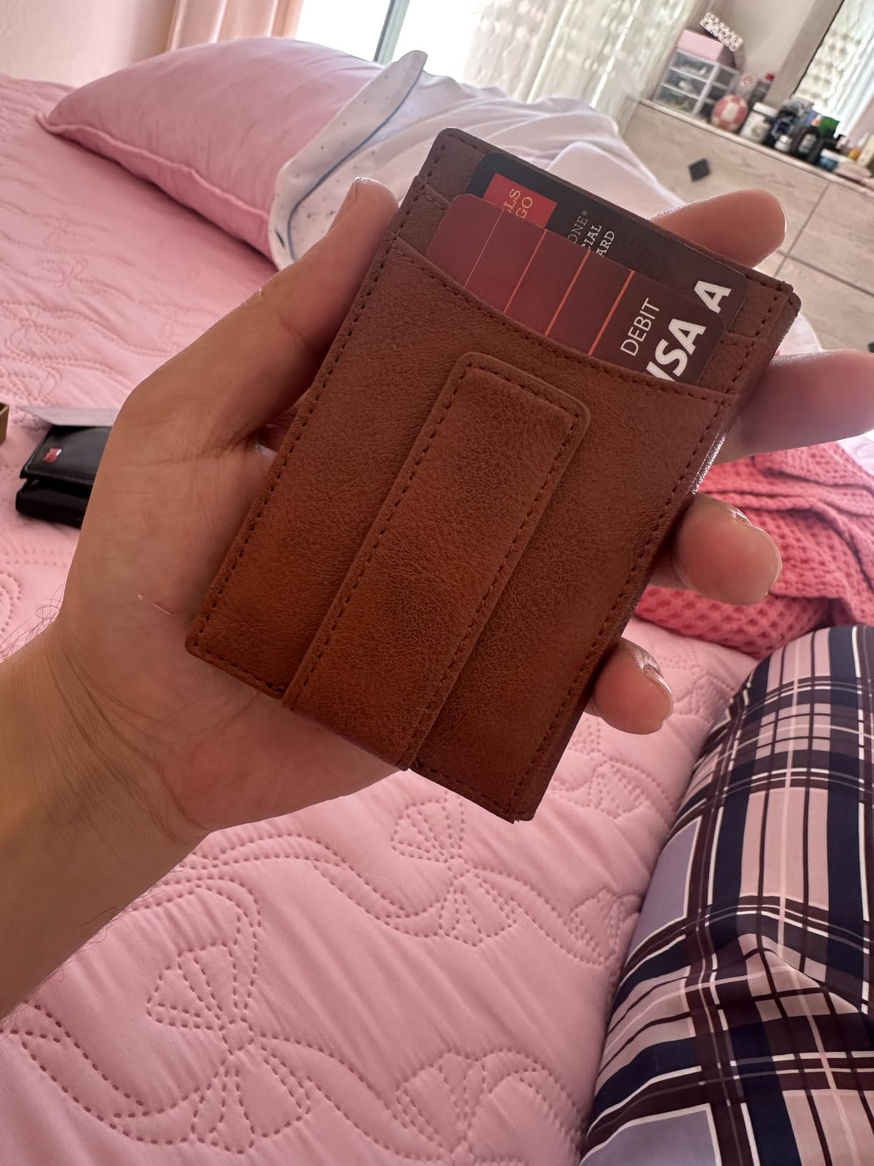 BULLIANT Magnetic Slim Leather Pocket Wallet Money Clip For Men 12 Cards | RFID Blocking | Easy Access | Gift Boxed customer photo 1