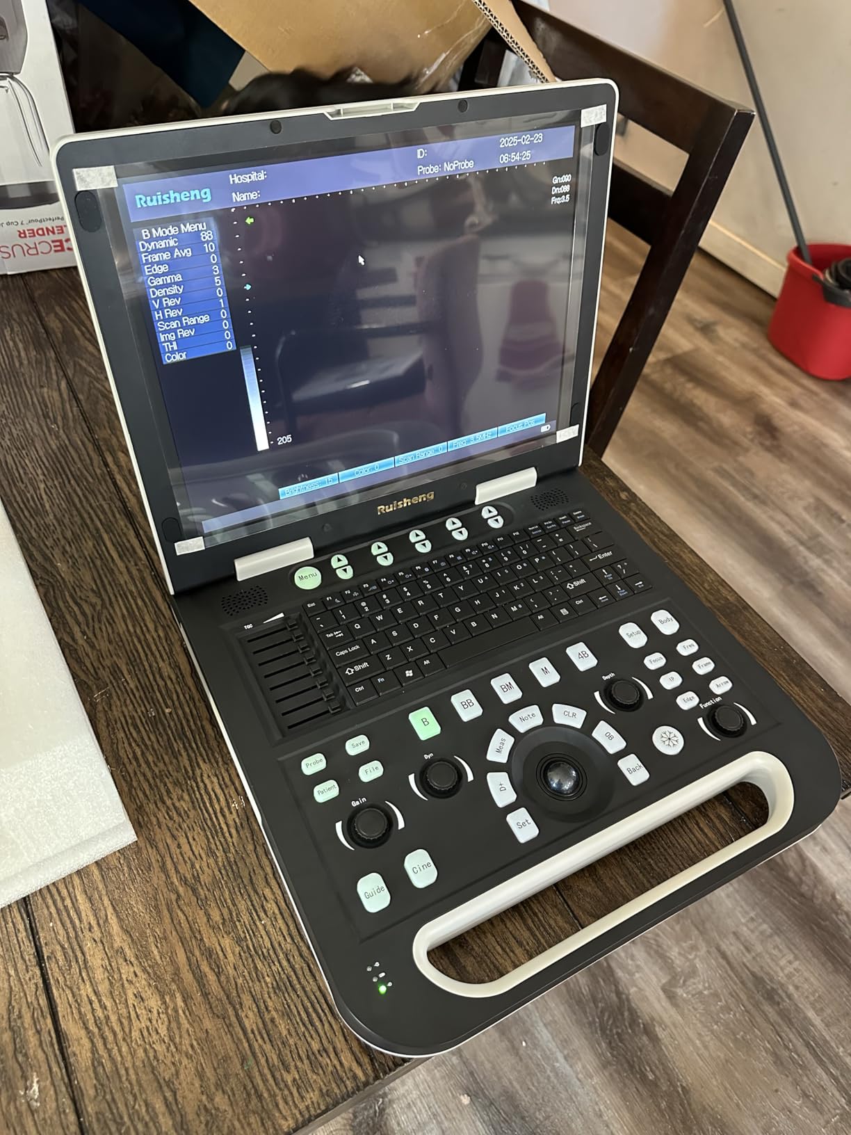 N50 Portable Veterinary Ultrasound Machine with 3.5 Mhz Convex Probe | 15-Inch display, Professional Vet Operation Software for Pig, Sheep, Goat and Dogs Ultrasound Check (Convex Probe) customer photo 1