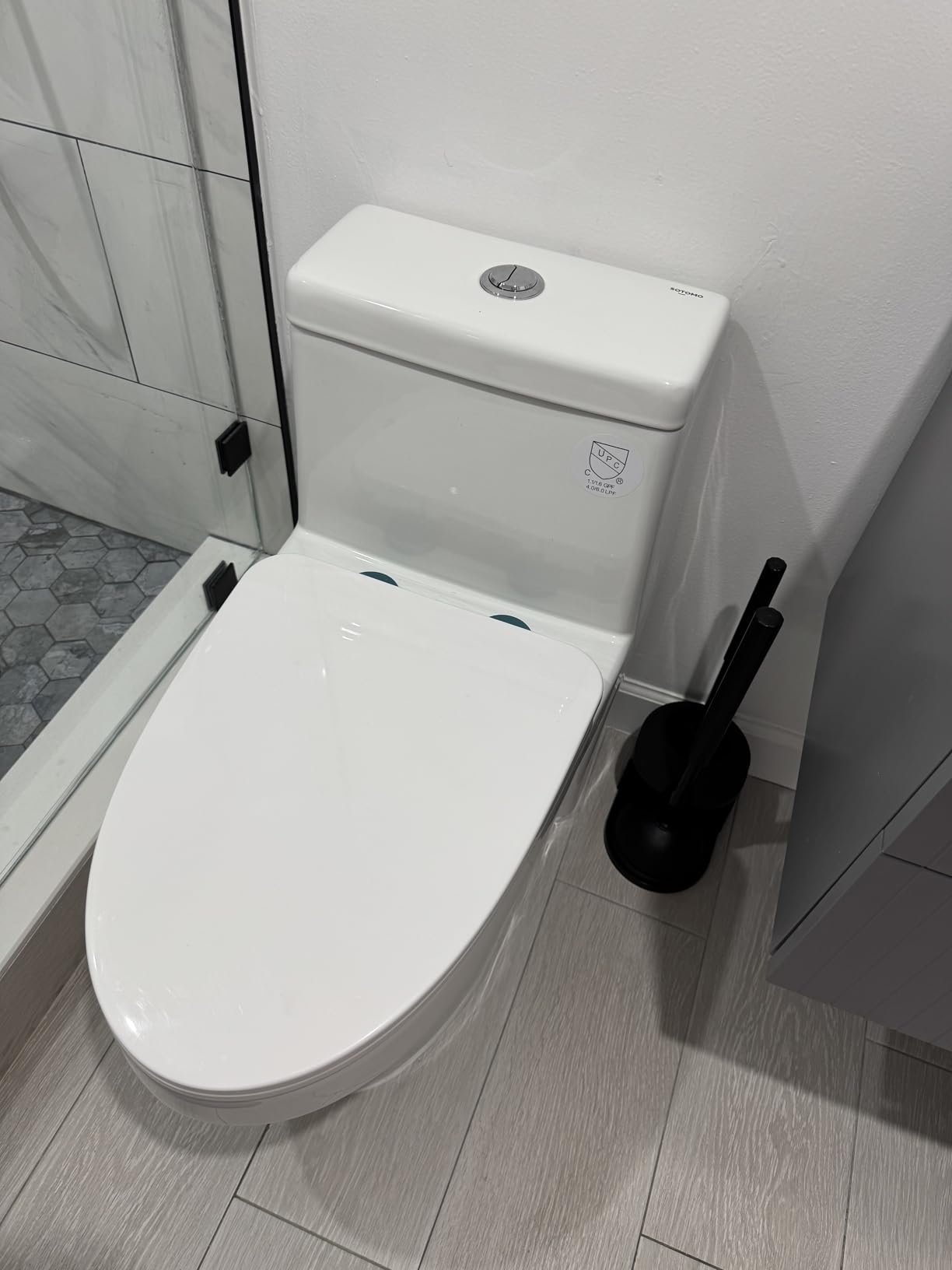 SOTOMO Elongated One Piece Toilet, 12