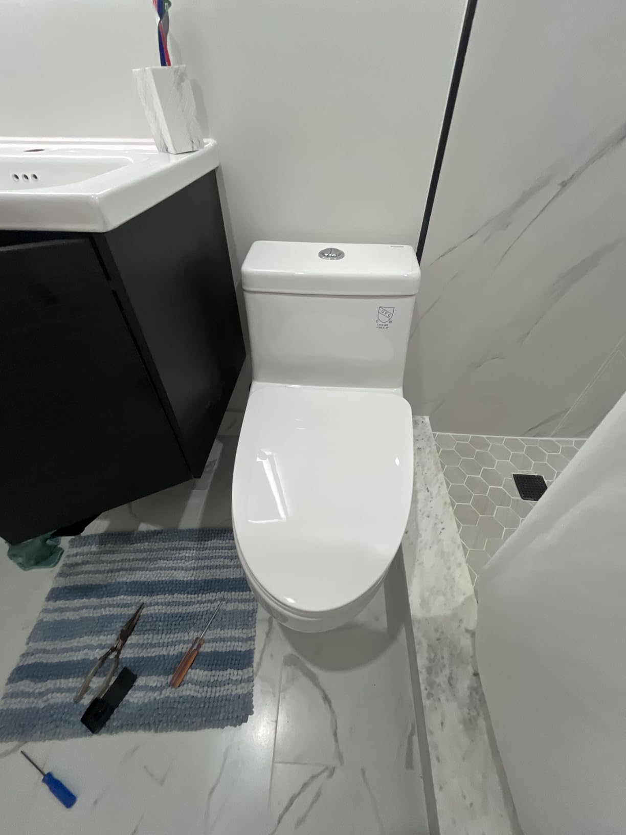SOTOMO Elongated One Piece Toilet, 12