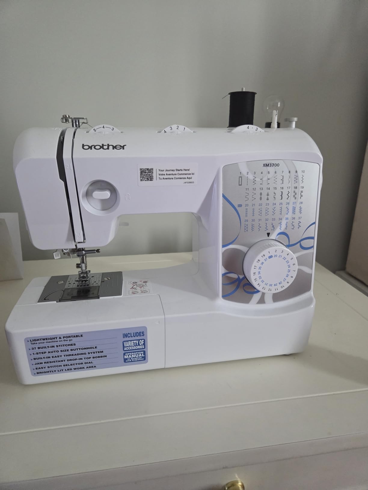 Brother XM3700 Sewing Machine 37 Built-in Stitches customer photo 2