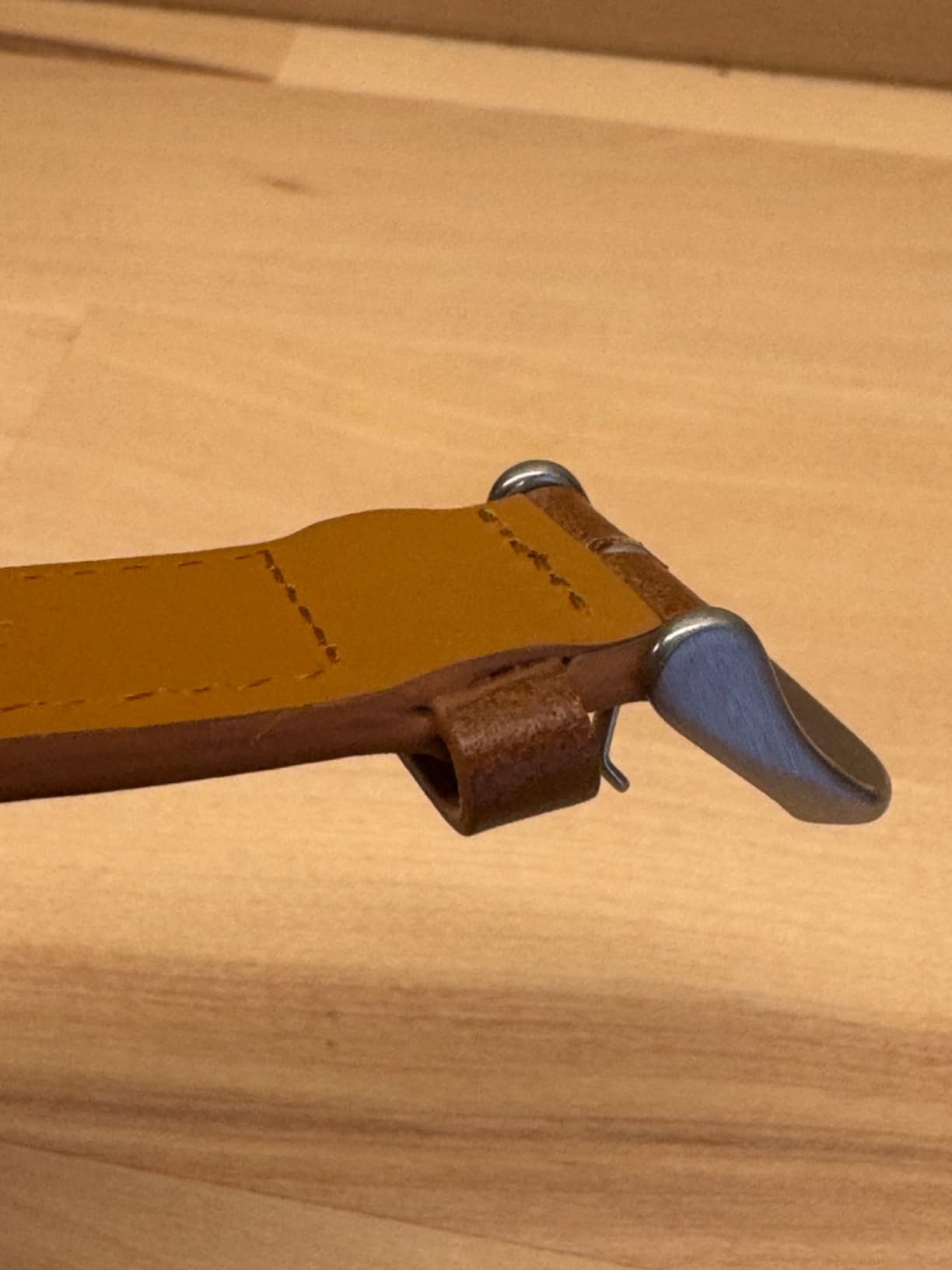 Benchmark Leather Watch Band - Italian Vegetable Tanned Leather - Smooth or Rustic Pull-Up Full Grain Leather Watch Strap - Quick Release Spring Bars customer photo 2