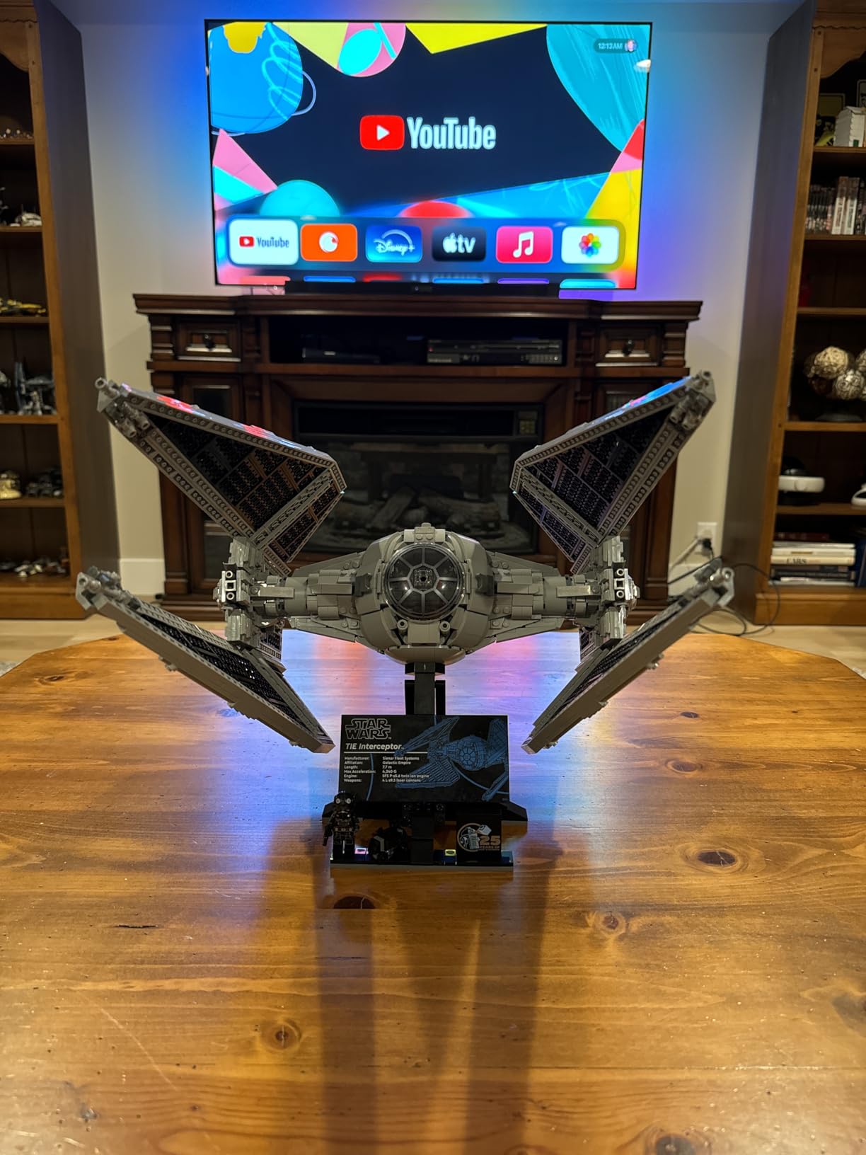 LEGO Star Wars Ultimate Collector Series TIE Interceptor Model Building Set, Star Wars Collectible with TIE Pilot Minifigure, Creative Build and Display Starfighter Set for Adults and UCS Fans, 75382 customer photo 2