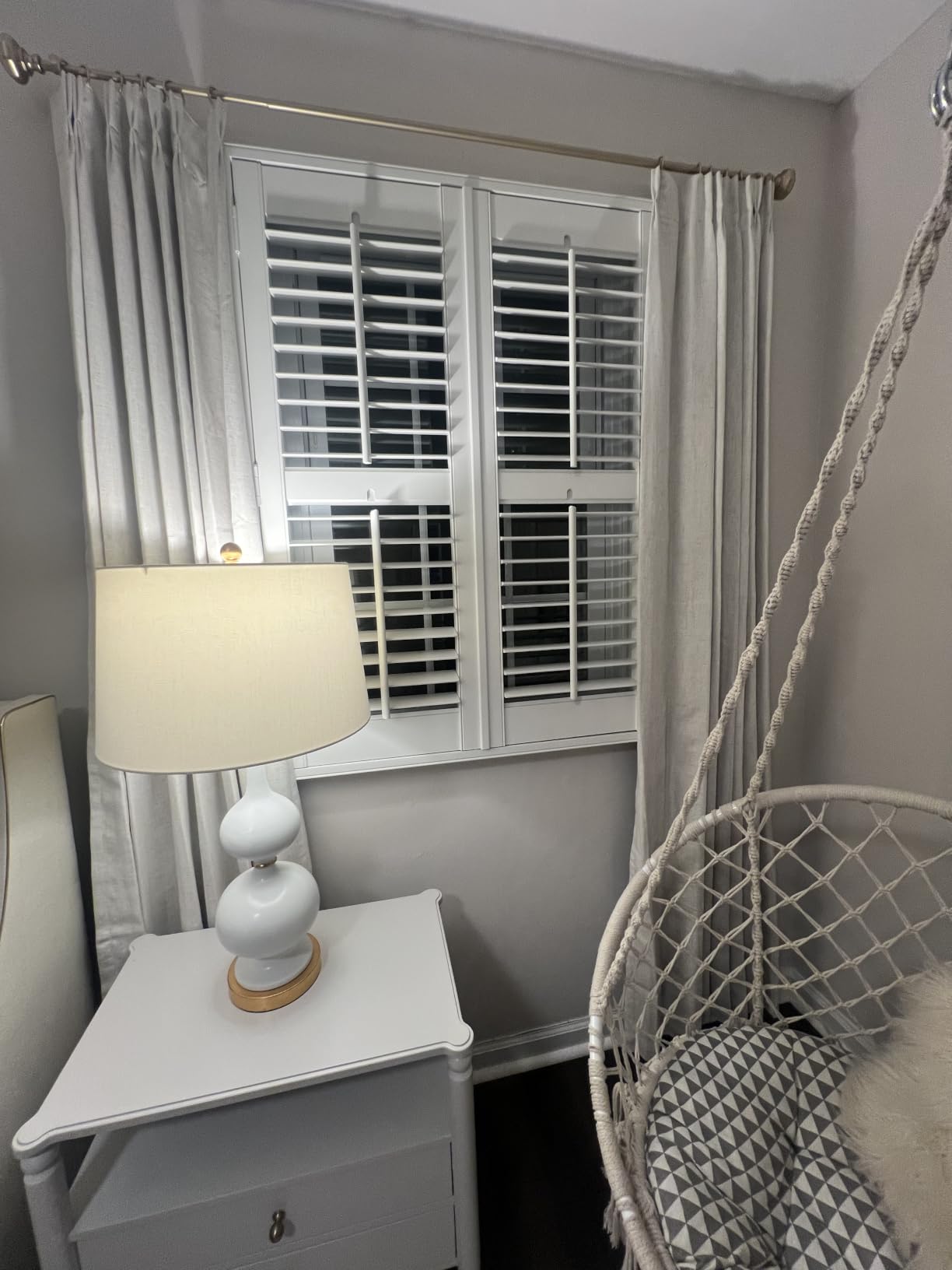MIULEE Natural Pinch Pleated 100% Blackout Linen Curtains 40x84 Inches | Room Darkening, Memory Trained, Light Blocking, Black Out Pleat Drapes, Window Curtains for Bedroom Living Room, 2 Panels customer photo 1