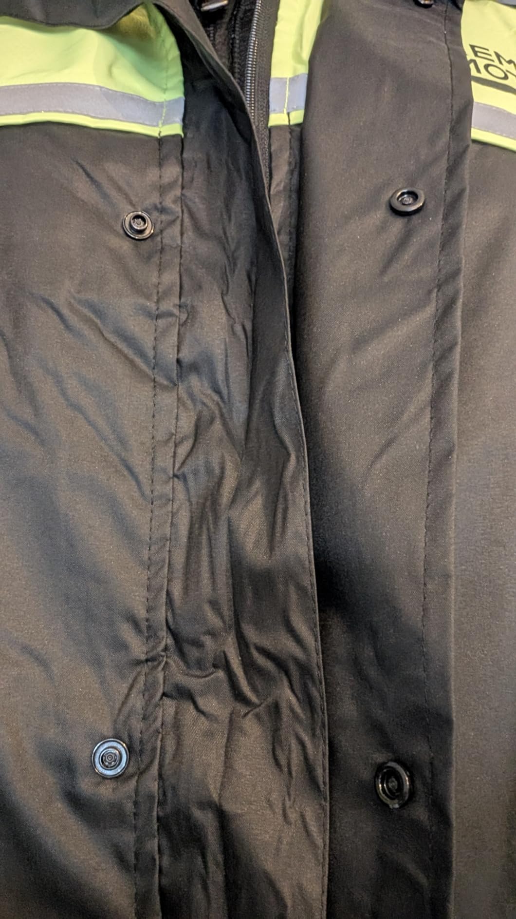 KEMIMOTO Motorcycle Rain Suits for Men with Dual Breathable System | Mesh Liner & 2 Back Airflows, Waterproof Level: 15,000 MM, Lightweight, Portable, Abrasion-resistant customer photo 1