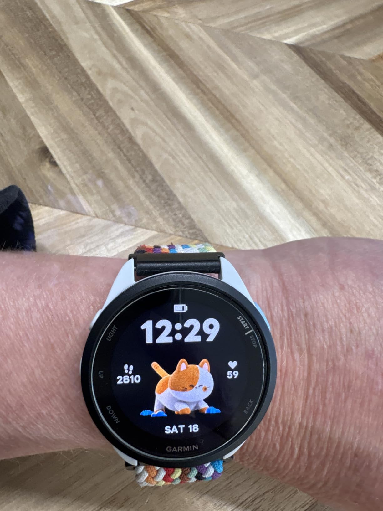 Garmin Forerunner 165, Running Smartwatch, Colorful AMOLED Display, Training Metrics and Recovery Insights, Black | Built-in GPS, Training Metrics and Recovery, Up to 11 Days Battery, 19 Hr GPS, Water-Resistant 50m customer photo 2