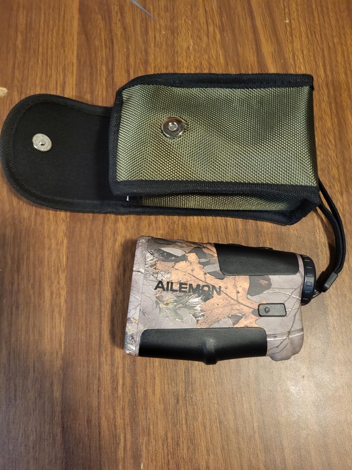 AILEMON Hunt Rangefinder Laser Range Finder for Hunting Camo 900 Yards Waterproof Archery Rangefinders Multi Functional Distance/Angle/Scan 6X Magnification for Hunters customer photo 2
