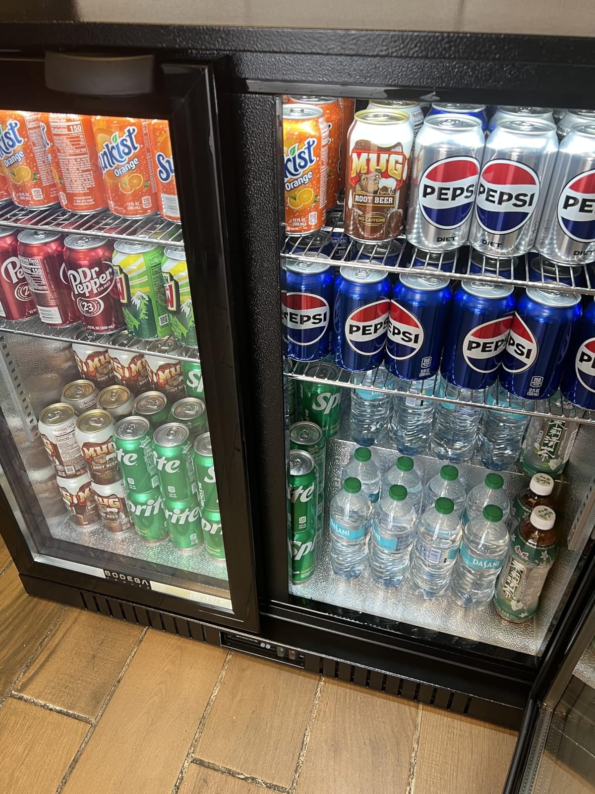 BODEGACOOLER Back Bar Cooler, 2 Door Commercial Beverage Refrigerator | 7.4 Cu.Ft Holds 209 Cans/117 Bottles, Under Counter Bar Fridge with LED light & Low-E Self-Closing Glass Doors customer photo 2