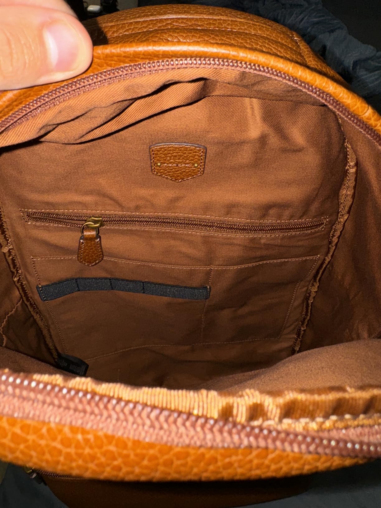 Fossil Mens Buckner Backpack, Medium Brown customer photo 1