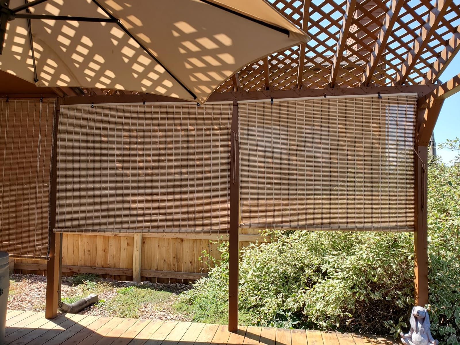 BAYUE Bamboo Blinds, Roll Up Window Shades with Light Filtering for Home | Bamboo Shades for Indoor Windows, Easy Install Bamboo Blinds for adding natural style to living rooms, offices, and sunrooms customer photo 2