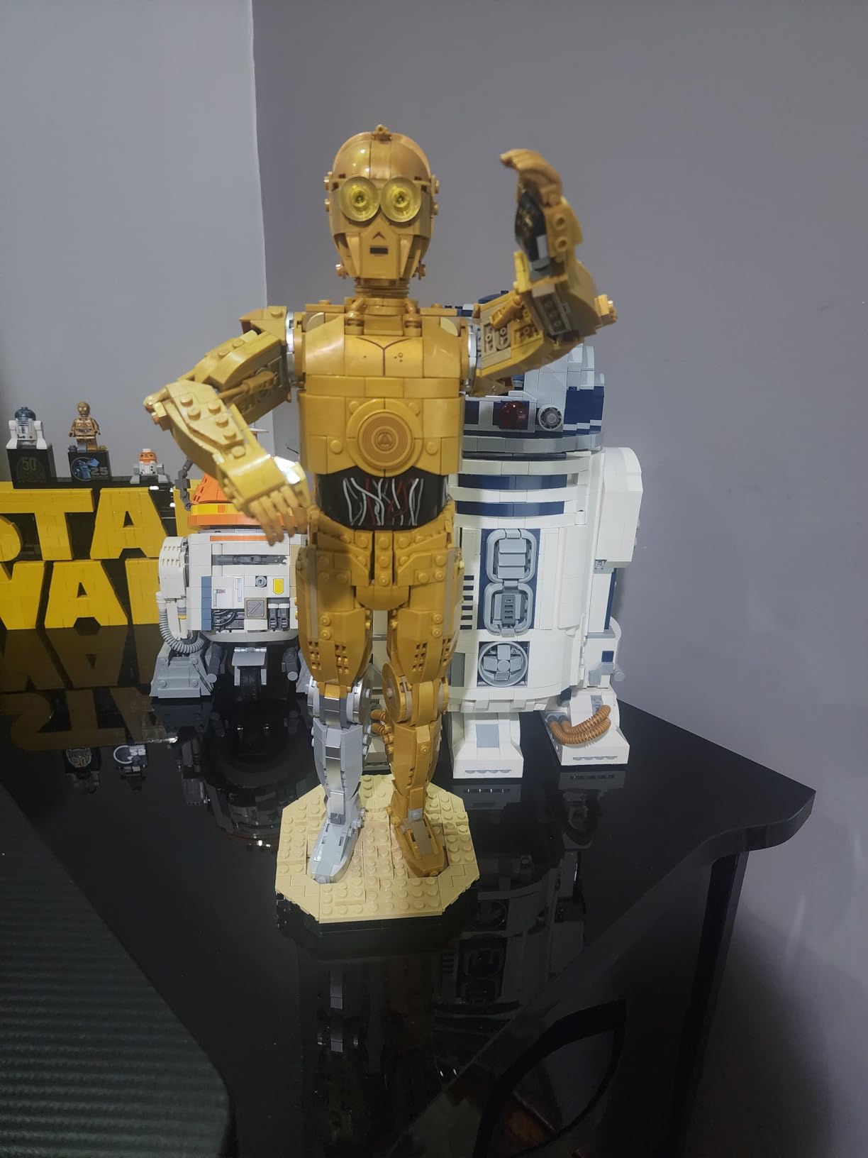 LEGO Star Wars C-3PO Buildable Droid Figure, Build and Display Model with C-3PO Minifigure, Star Wars Collectible for Home or Office Décor, Nostalgic Gift Idea for Adults, Fans or Collectors, 75398 customer photo 1