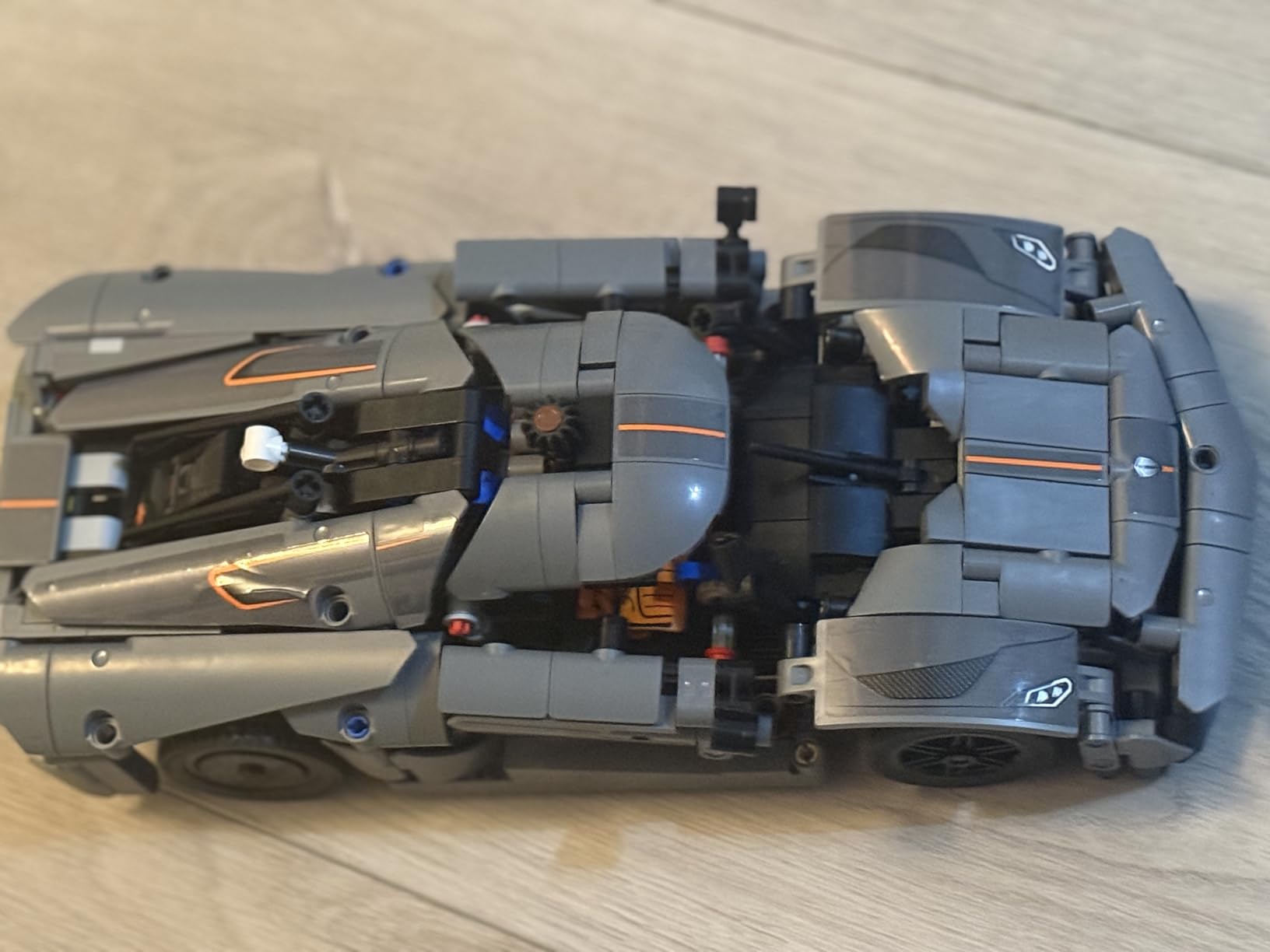 Technic Koenigsegg Jesko Absolut Grey Hypercar, Sports Car Building Set for Boys and Girls, Vehicle Racing for Kids, Buildable Model Kit, Sport Car Toy, Motor Enthusiasts' Gift, 42173 customer photo 1