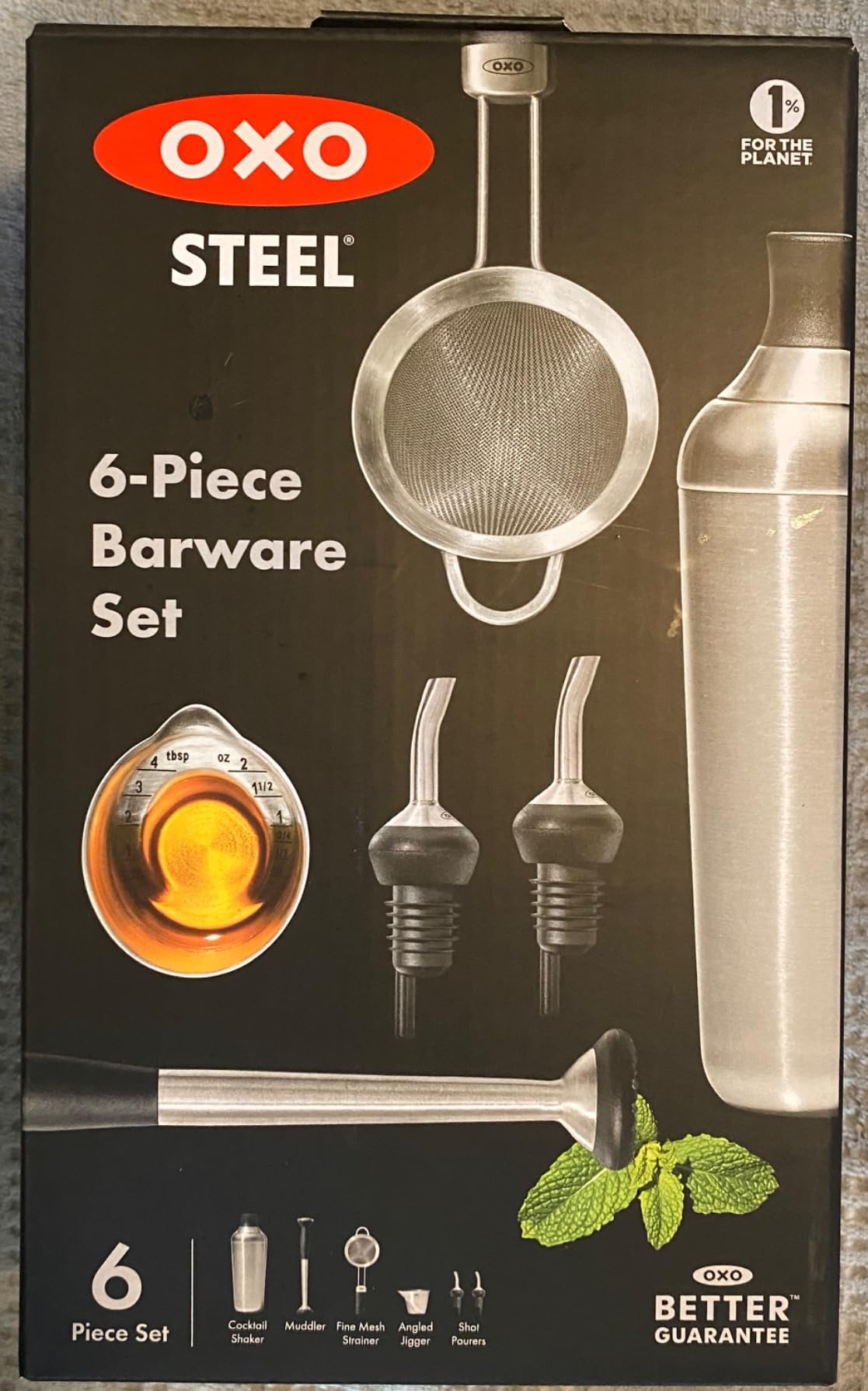 OXO Steel 6-Piece Barware Set customer photo 2