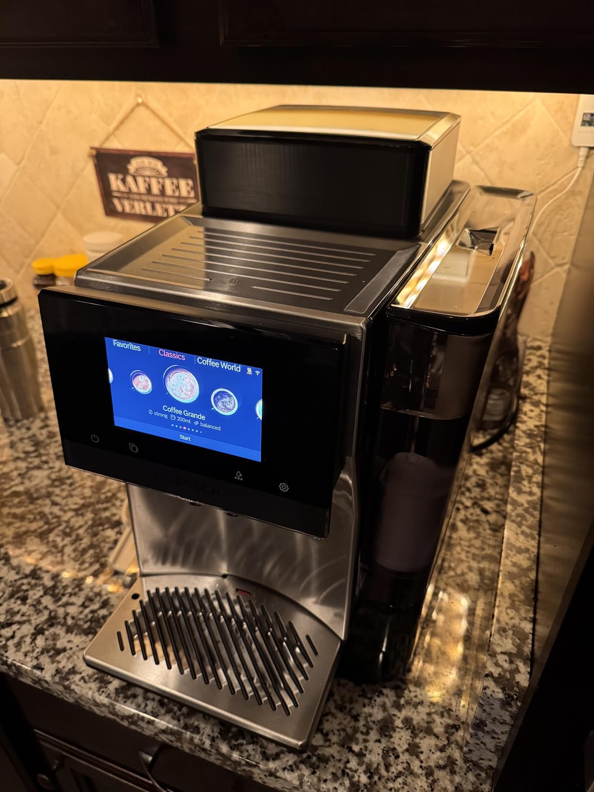 Bosch 800 Series Fully Automatic Coffee, Espresso Machine - Stainless Steel customer photo 2