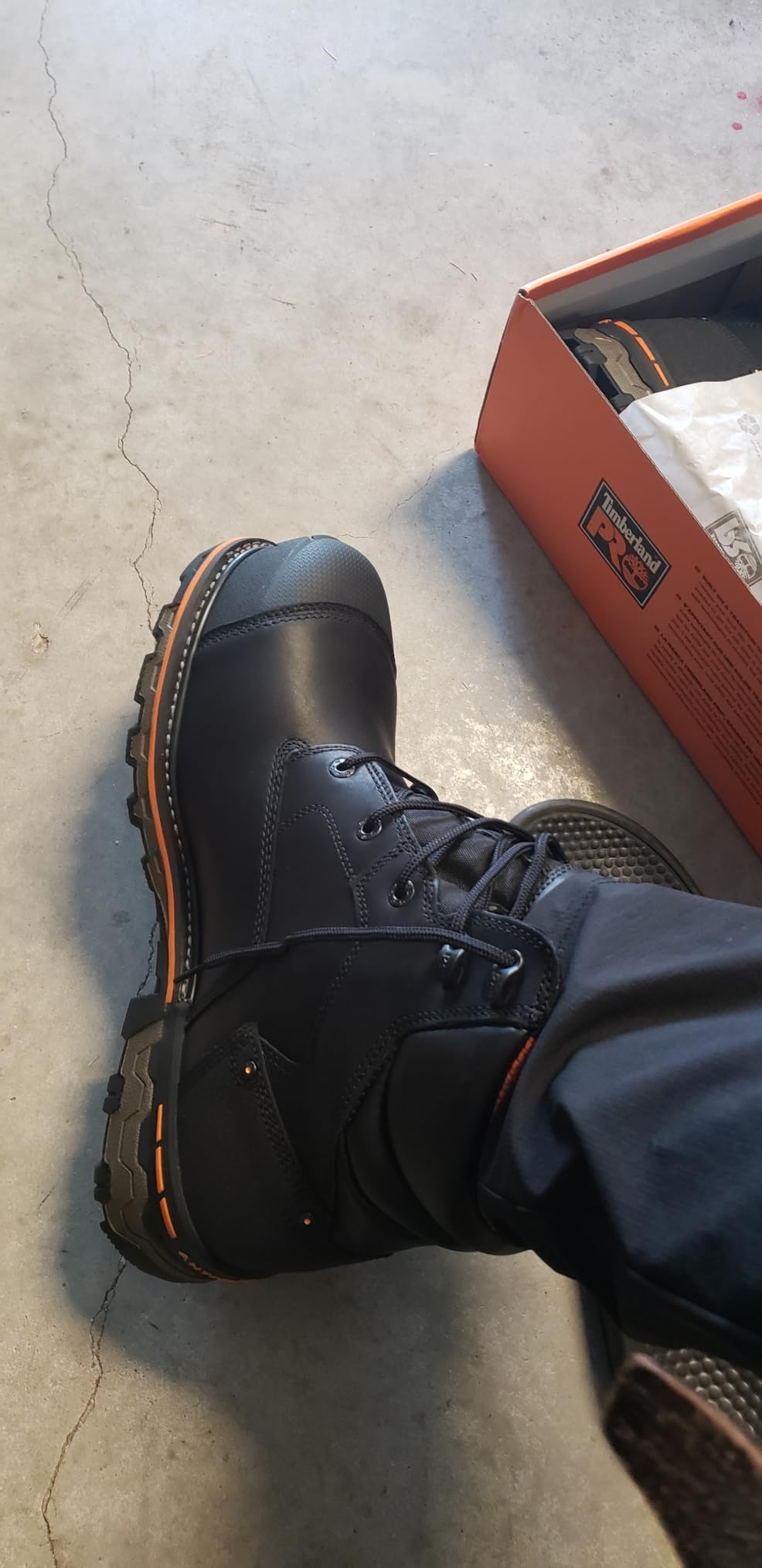 Timberland PRO Men's Boondock 6 Inch Composite Safety Toe Waterproof Industrial Work Boot customer photo 1