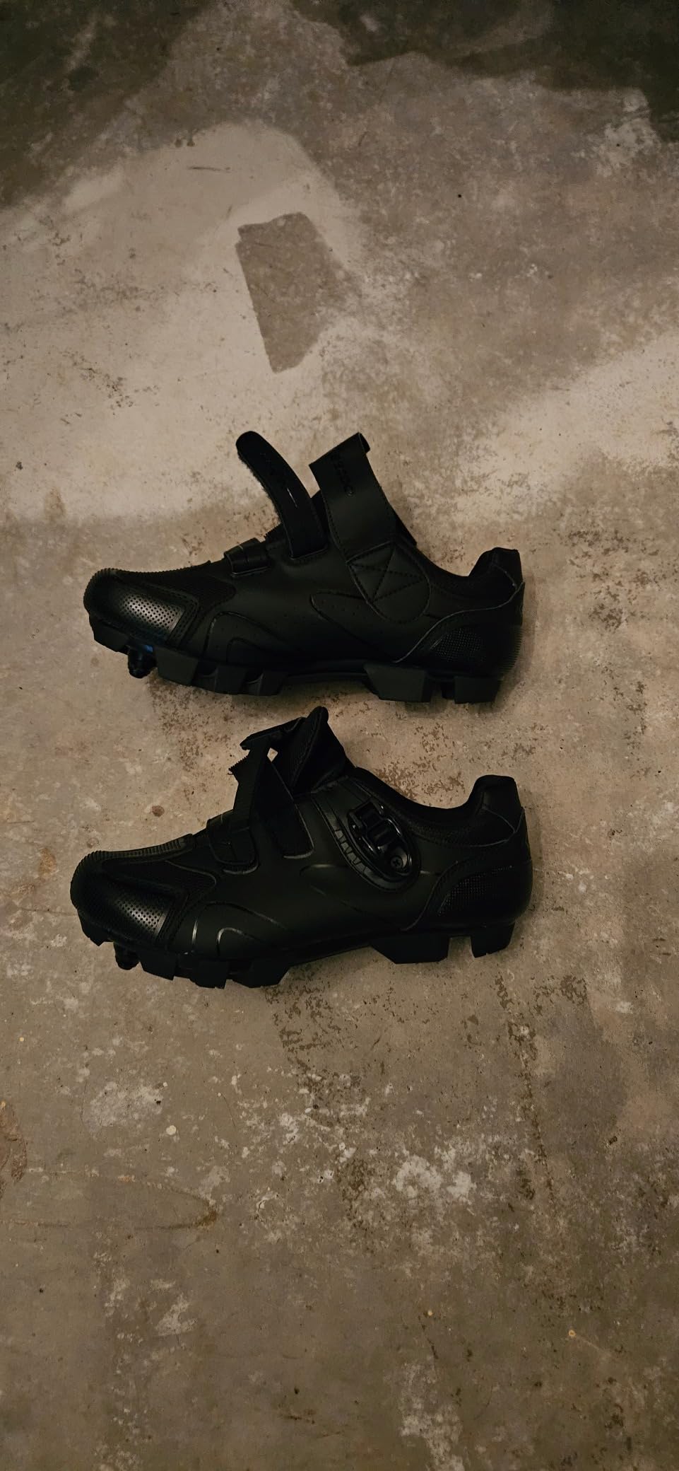 KESCOO Mens Mountain Bike Shoes with 2-Bolts SPD Cleats Cycling Shoes customer photo 1