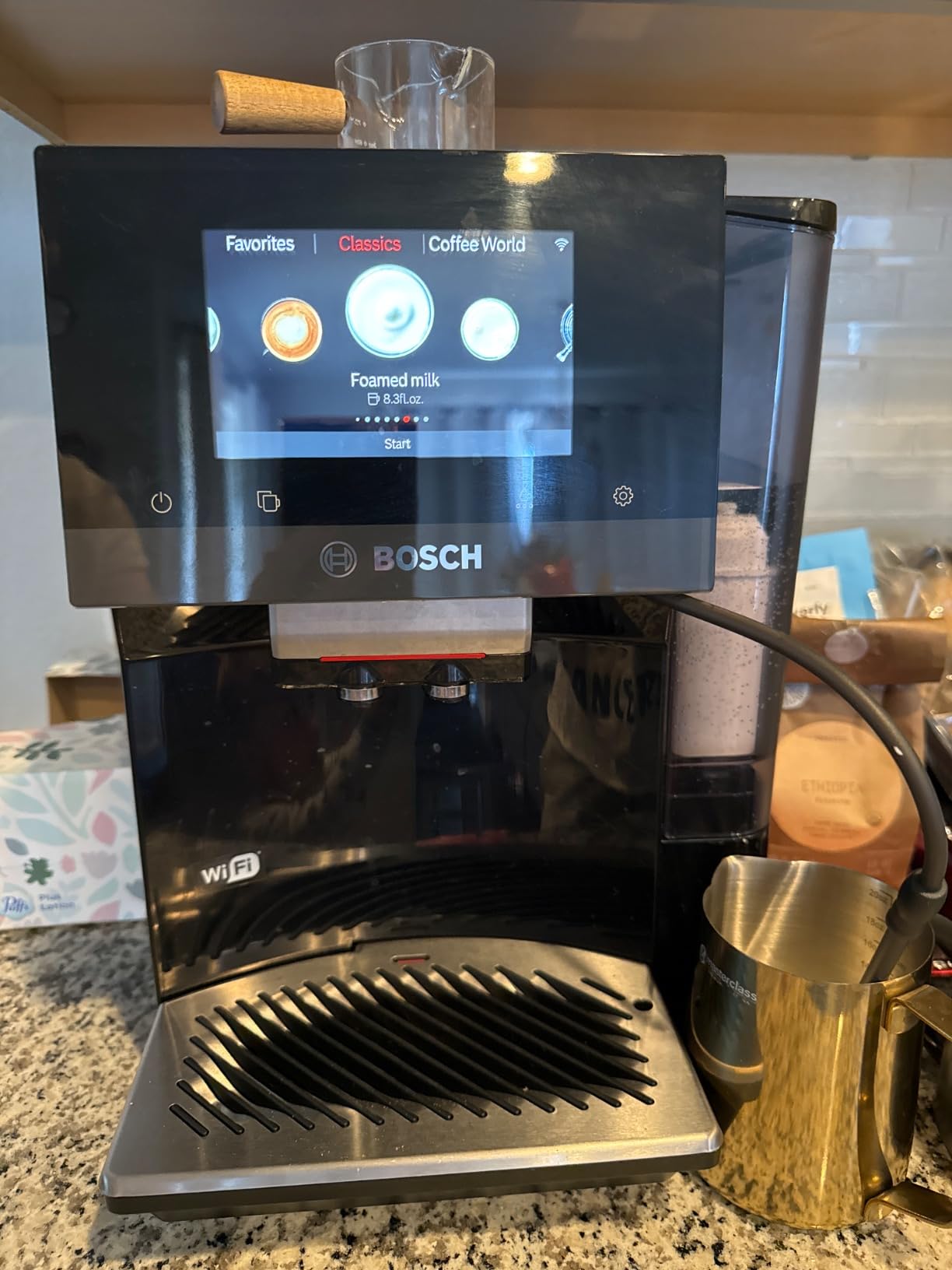 Bosch 800 Series Fully Automatic Coffee, Espresso Machine - Black customer photo 1