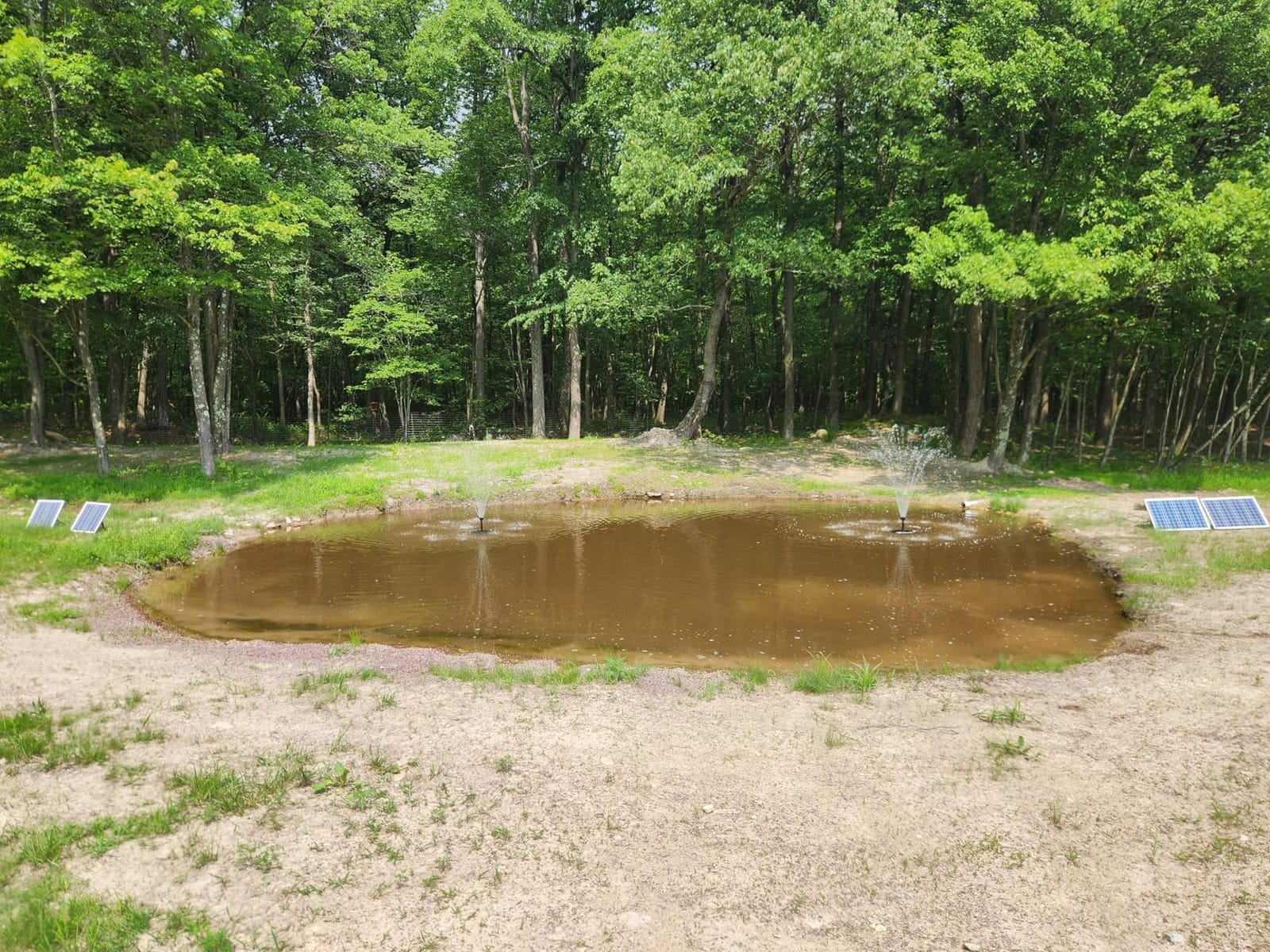 100W Floating Solar Pond Fountain Pump Kit for Ponds Deeper Than 3 Feet and At Least 10 Feet Wide customer photo 2