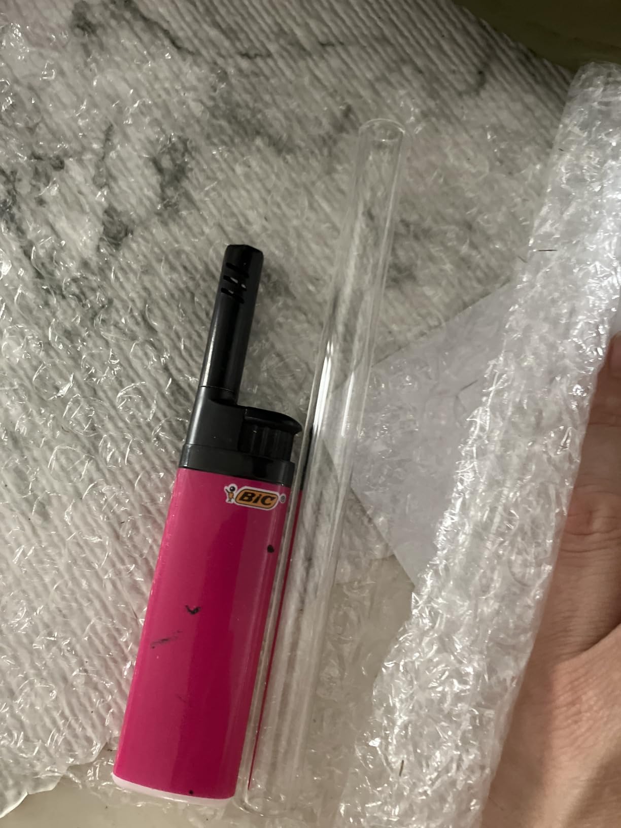 FoldTier 6 Pcs Borosilicate Glass Tubes, 12mm Od 2mm, 4 Inch, Clear, Thick Glass Blowing Tubes with Cleaning Brush customer photo 2