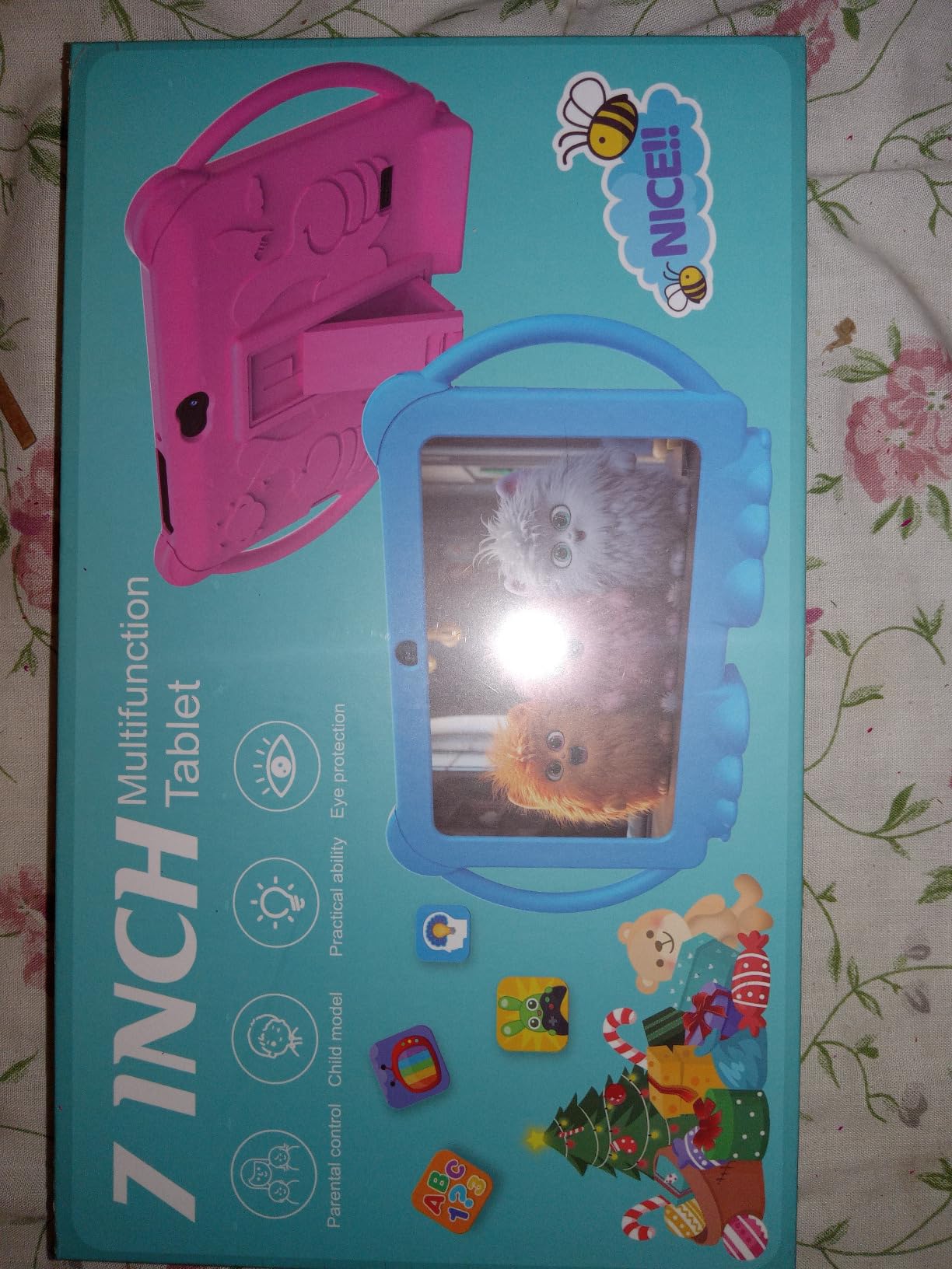 Tablet for Kids, Android 12 Kids Tablets 7 inch, Shockproof Case customer photo 2