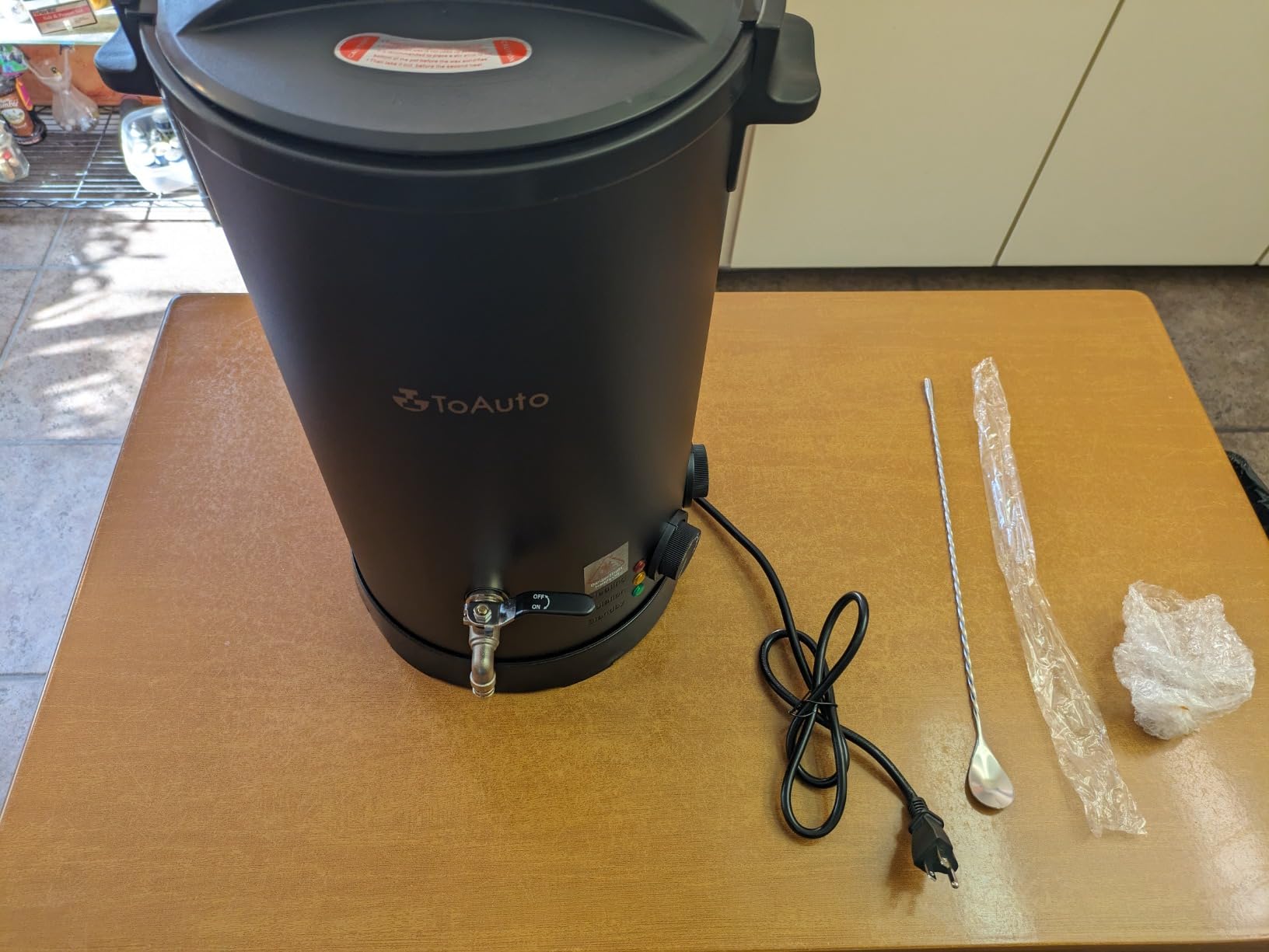 TOAUTO 20Lbs Wax Melter for Candle Making - Candle Wax Melting Pot with Three Power Adjustment 60 to 100 Degrees Temp Setting customer photo 2