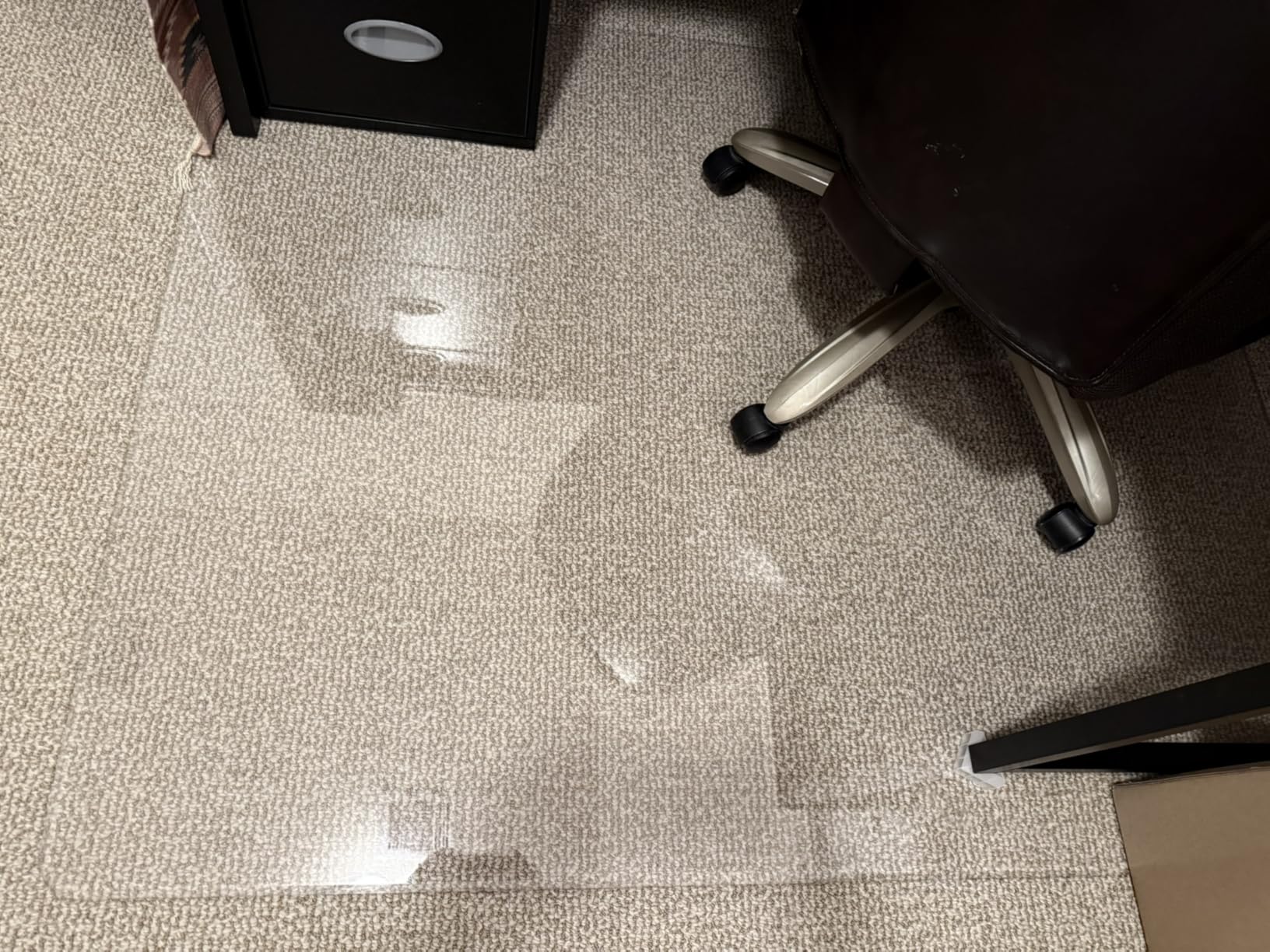 Beveled Edge Office Chair Mat for Carpet or Hardwood Floor 36
