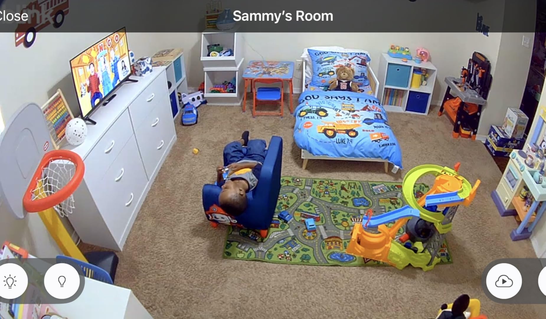 Delta Children Bluey Foam Chair, Blue customer photo 1