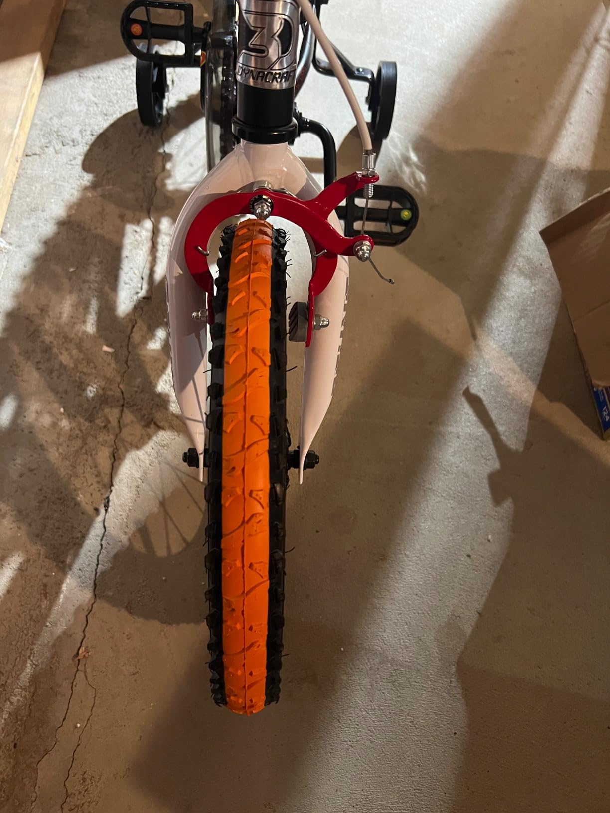 Dynacraft Hot Wheels BMX Bike for Boys, 12-18 Inch Kids Bike, Ages 3-9, Rev Grip Handlebar Feature, Red & Black customer photo 1