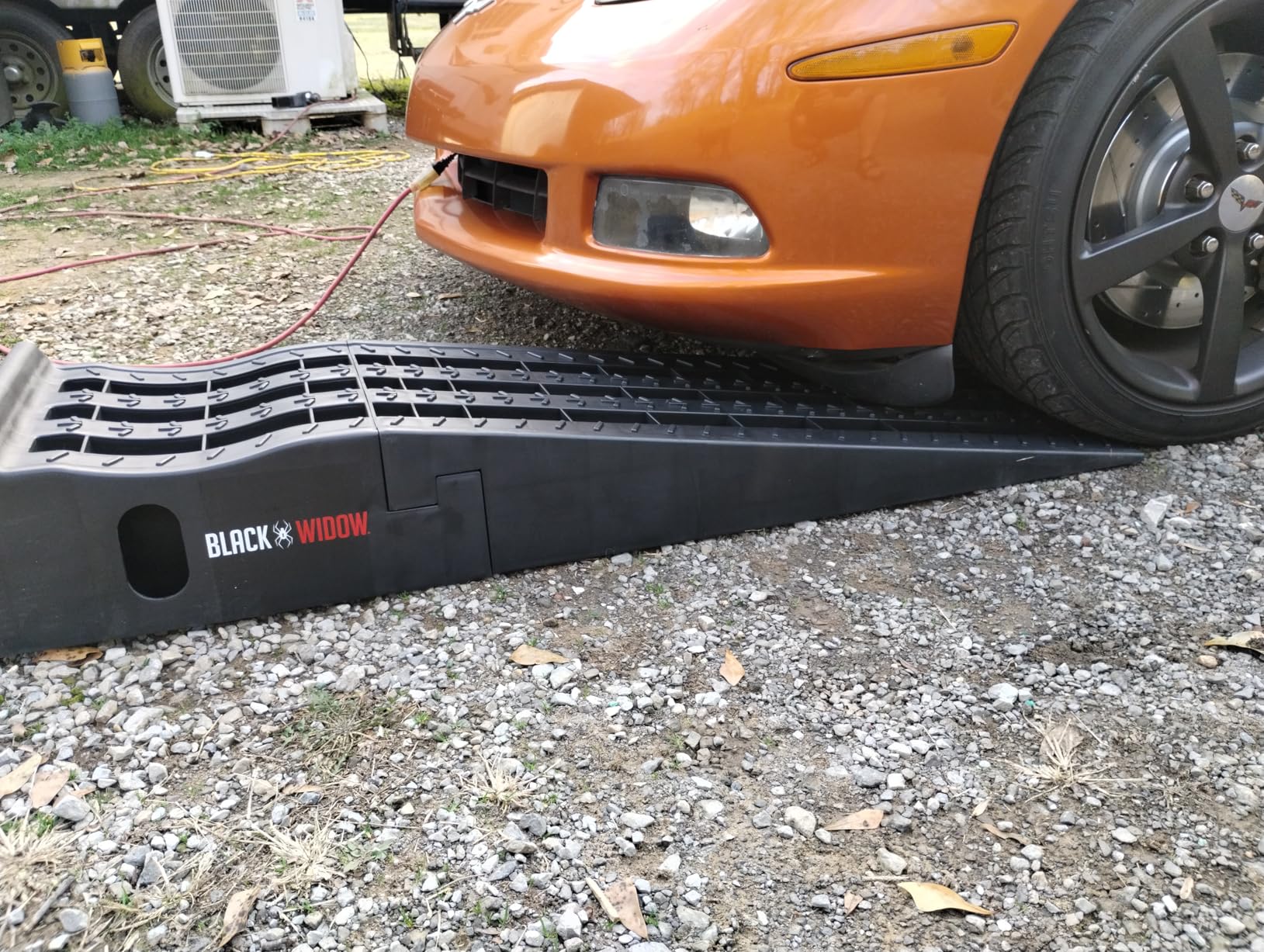 Car Service Ramps for Oil Change, 7,500 lb GAWR, 6.5