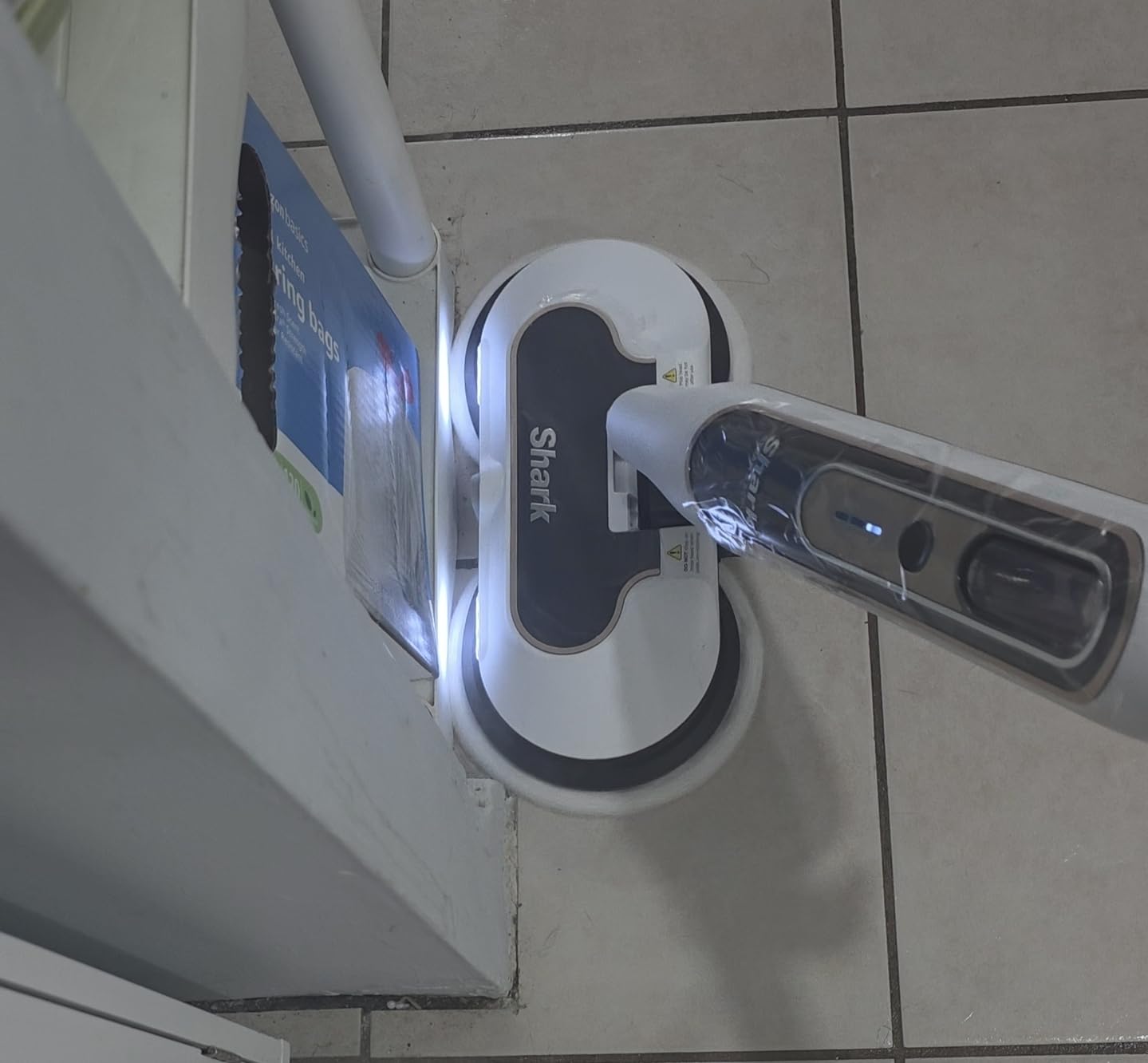Shark Steam & Scrub with Steam Blaster Technology, White, S8201 | All-in-One Hard Floor Steam Mop with 3 Steam Modes & LED Headlights customer photo 1