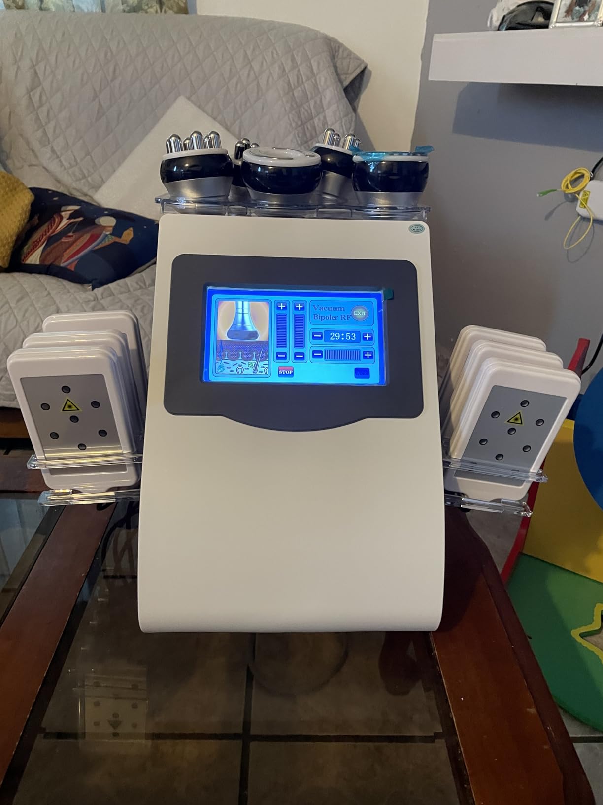 Body Machine Body Multifunctional Beauty Machine Cellulite Device, White customer photo 1