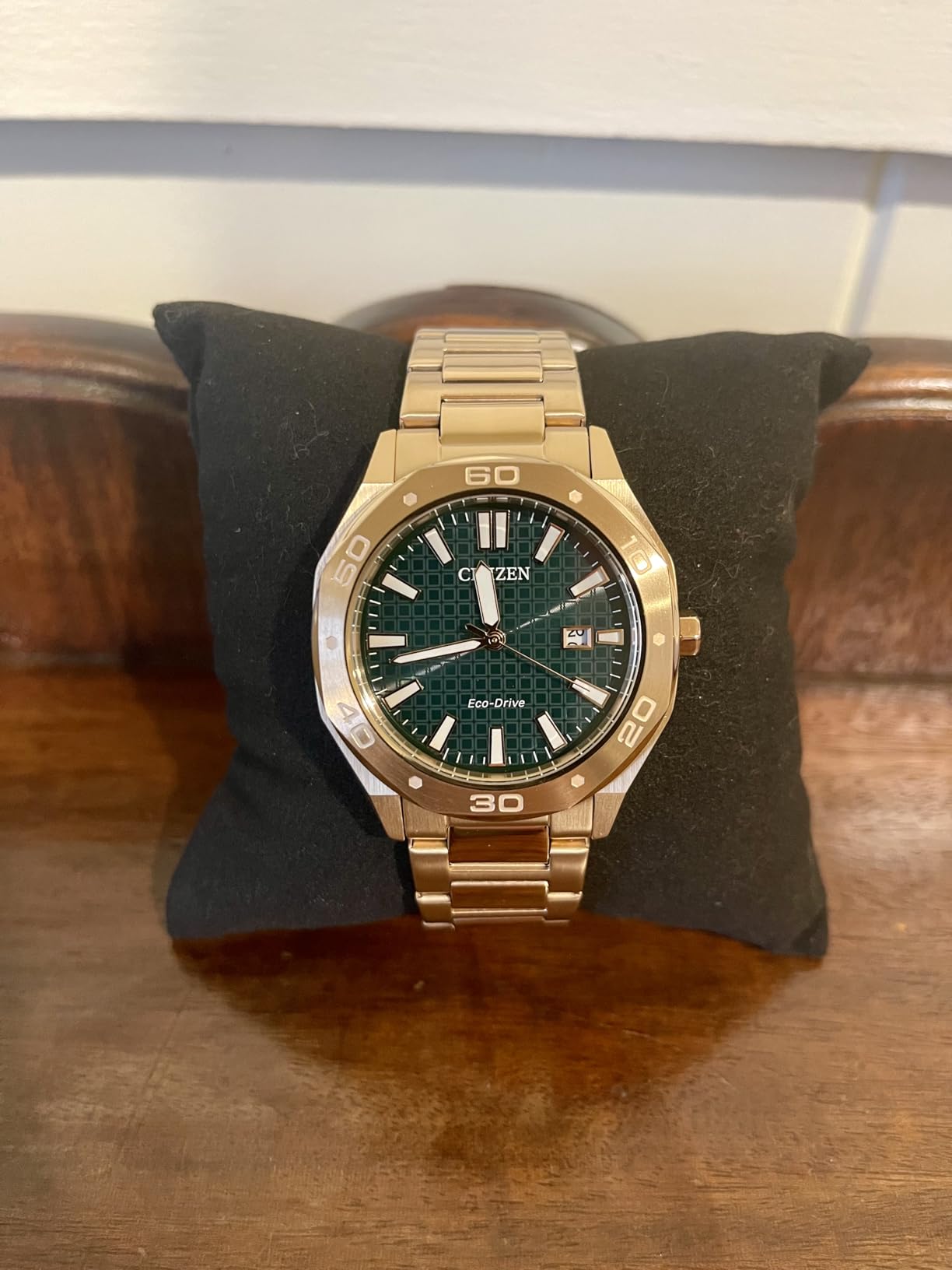 Citizen Men's Eco-Drive Sport Casual Odyn Watch, Stainless Steel Watch, 3 Hand, Date customer photo 1