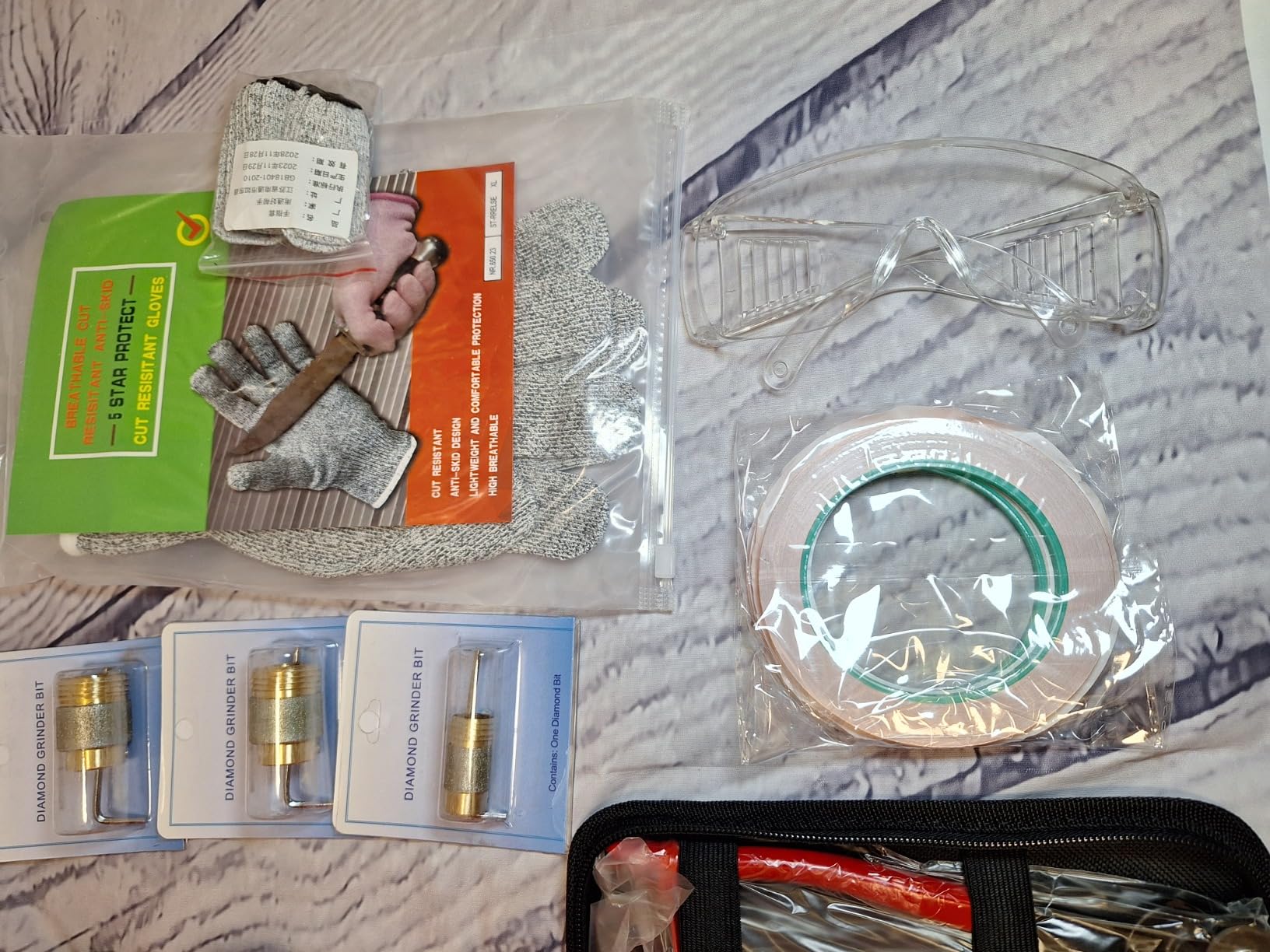 Stained Glass Kit, Stained Glass Kits for Adults, Glass Grinder, 5/8