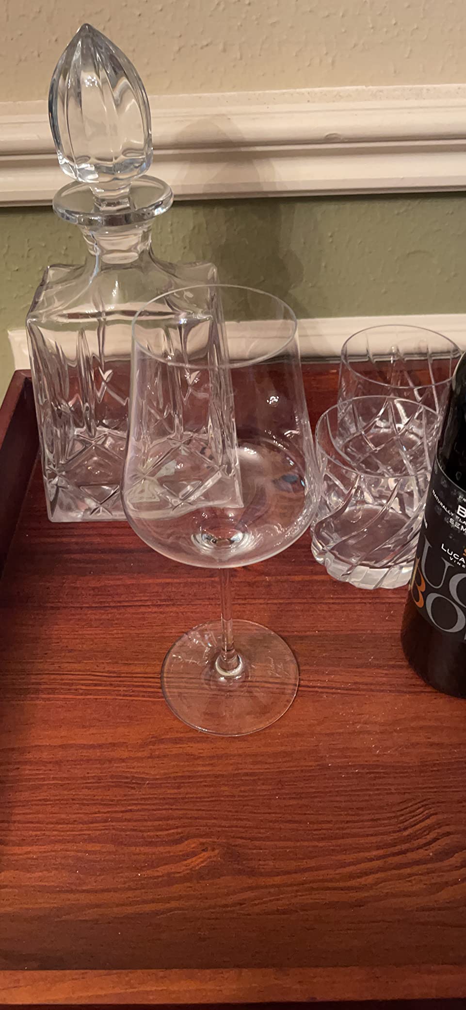 Gabriel-Glas StandArt Crystal Wine Glasses, Set of 4 with Gift Boxes - Premium, Universal Wine Glass for Red and White Wine - Dishwasher Safe, Lead-Free, 16 oz. customer photo 2