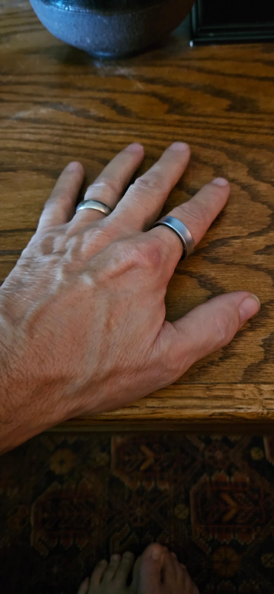 Samsung Galaxy Ring - AI Smart Ring, Size First w/ Sizing Kit, No App Subscription, Fitness Monitor, Sleep Tracker, Up to 7-Day Battery, Size 8, Titanium Gold [US Version, 1Yr Manufacturer Warranty] customer photo 1