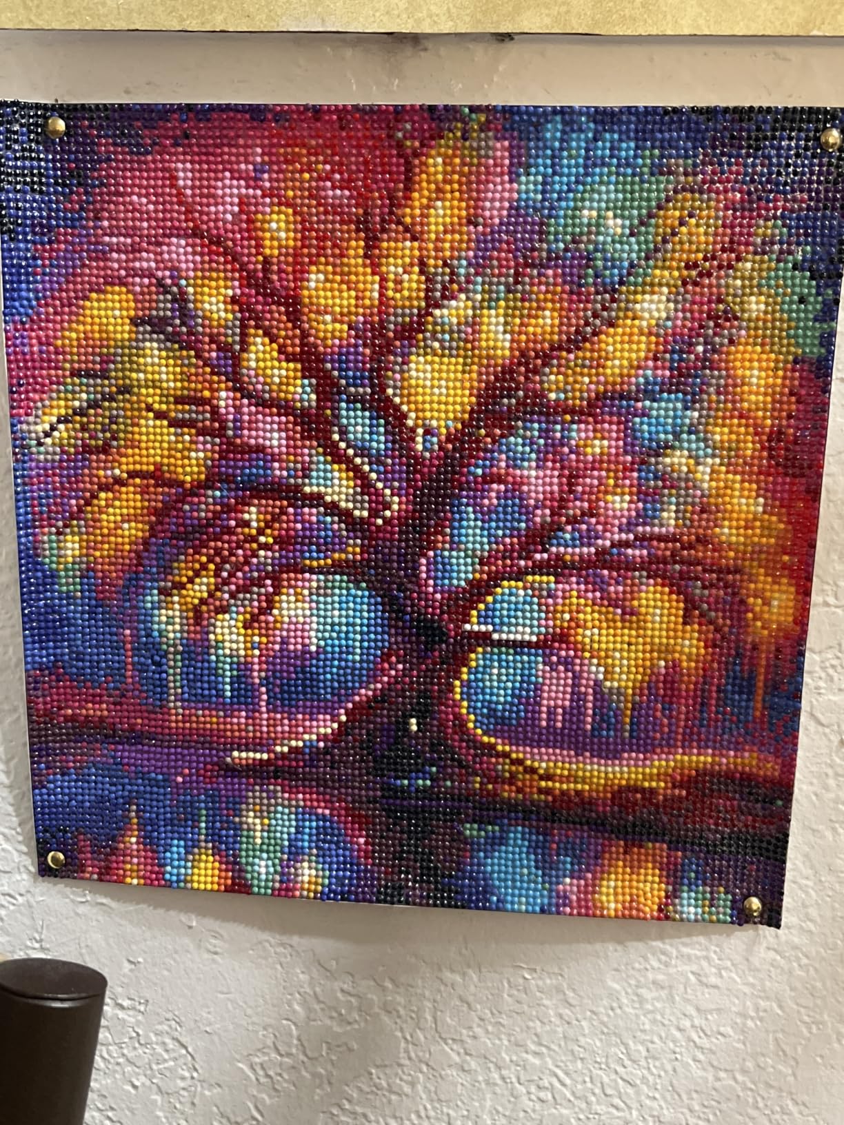 DIYCYCY Tree of Life Diamond Painting Kits for Adults Beginners 13.8x13.8in | Full Drill Diamond Art Kits, Round 5D DIY Diamond Dots Paintings, Diamonds Pictures Gem Art and Crafts Home Wall Decor customer photo 2