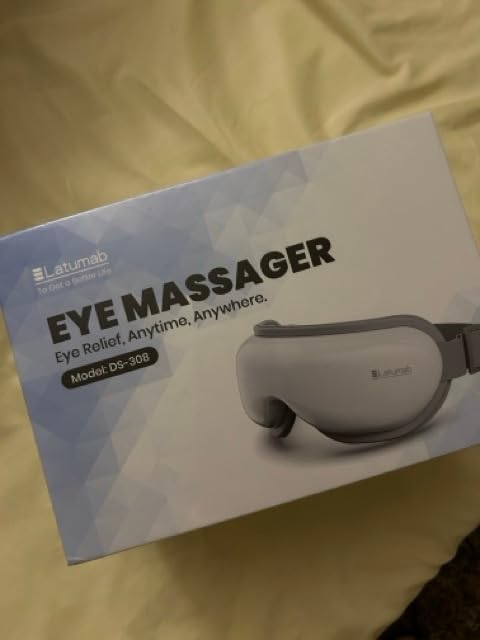 latumab Eye Massager with Heat & Bluetooth Music, FSA Eligible HSA | Face Massager, Mask for Migraine & Headache Relief, Improved Sleep, Dry Eyes & Head Tension, Birthday Gifts for Women Men customer photo 2