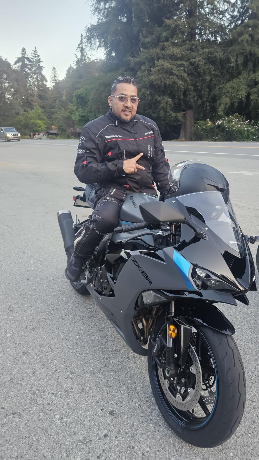 JAG Motorcycle Protective Pants with Armor, Water-Resistant Cordura Fabric customer photo 2