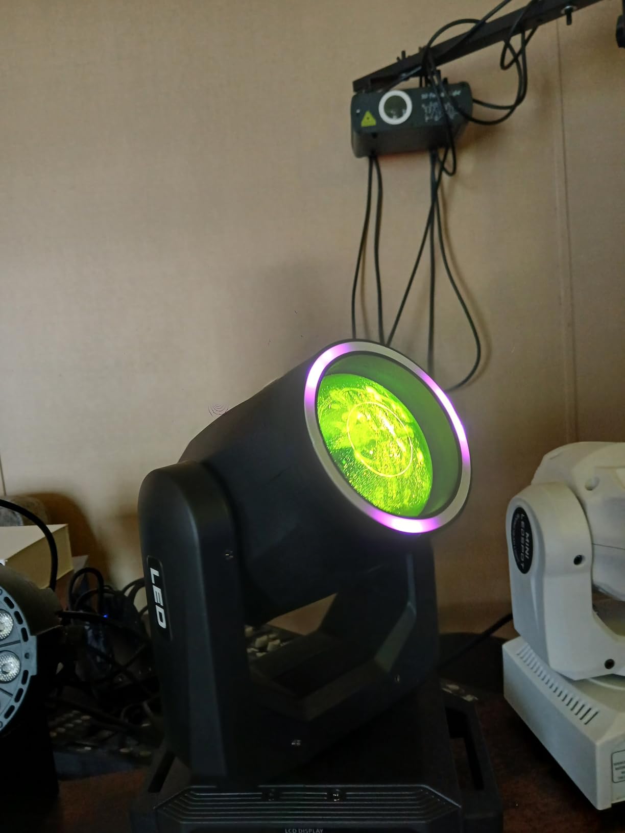 200W LED Moving Head Light with DMX512 Control - Beam & Spot Dual Mode, 6-Color Rainbow, GOBO Effects for Stage Shows, Clubs, Bar Lighting customer photo 2
