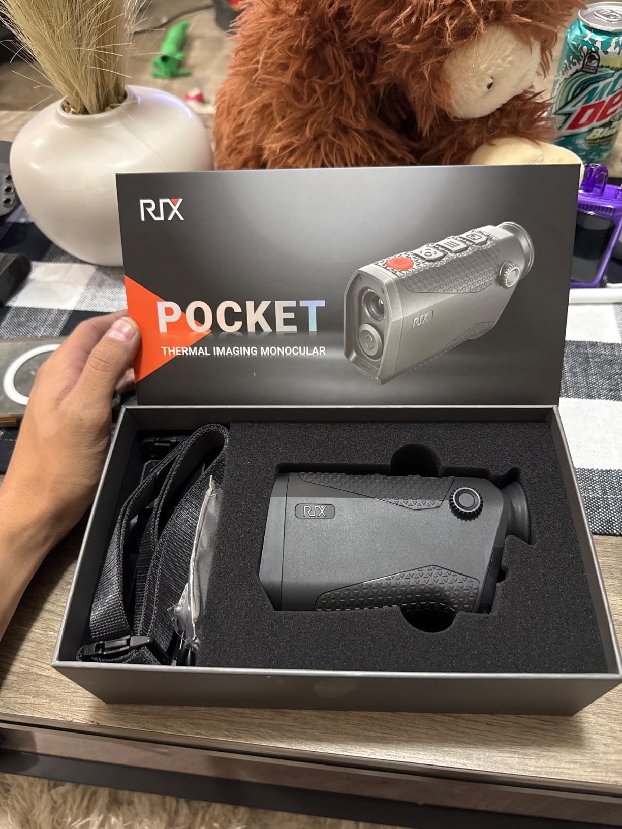 RIX Pocket K3 Portable Thermal Monocular for Hunting, 384x288 (50Hz), Wi-Fi, Handheld Night Vision Monocular customer photo 1