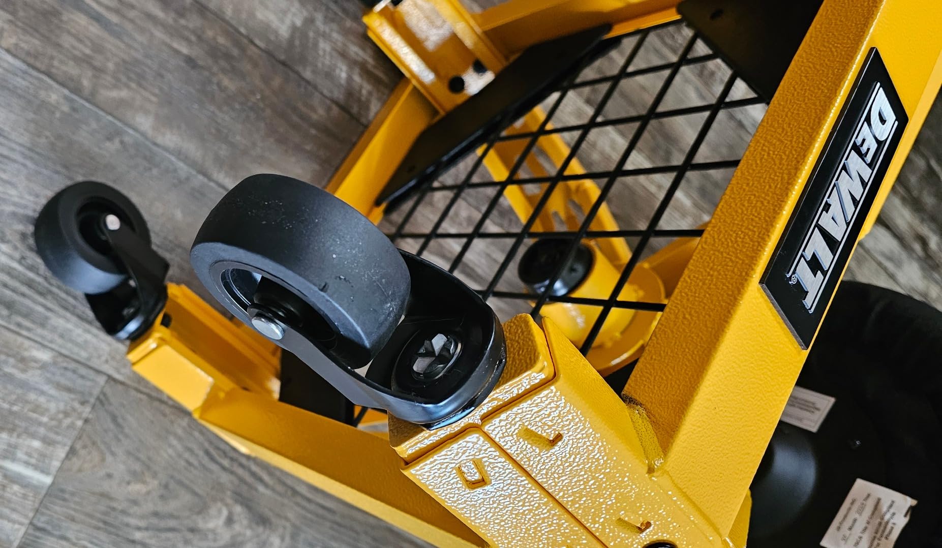 DEWALT Heavy-Duty Metal Rolling Stool for Shop or Garage, Padded 360-degree Swivel Seat, Durable Steel Frame, Adjustable customer photo 1