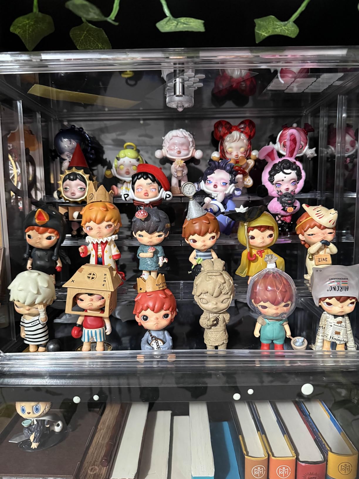 3 Layer Acrylic Display Case Stackable Clear Box for Collectibles, 2 Pack | Removable Adjustable Partitions & Magnetic Door, Interlocking Stable Design, Dustproof Cover for Figurine Storage customer photo 1