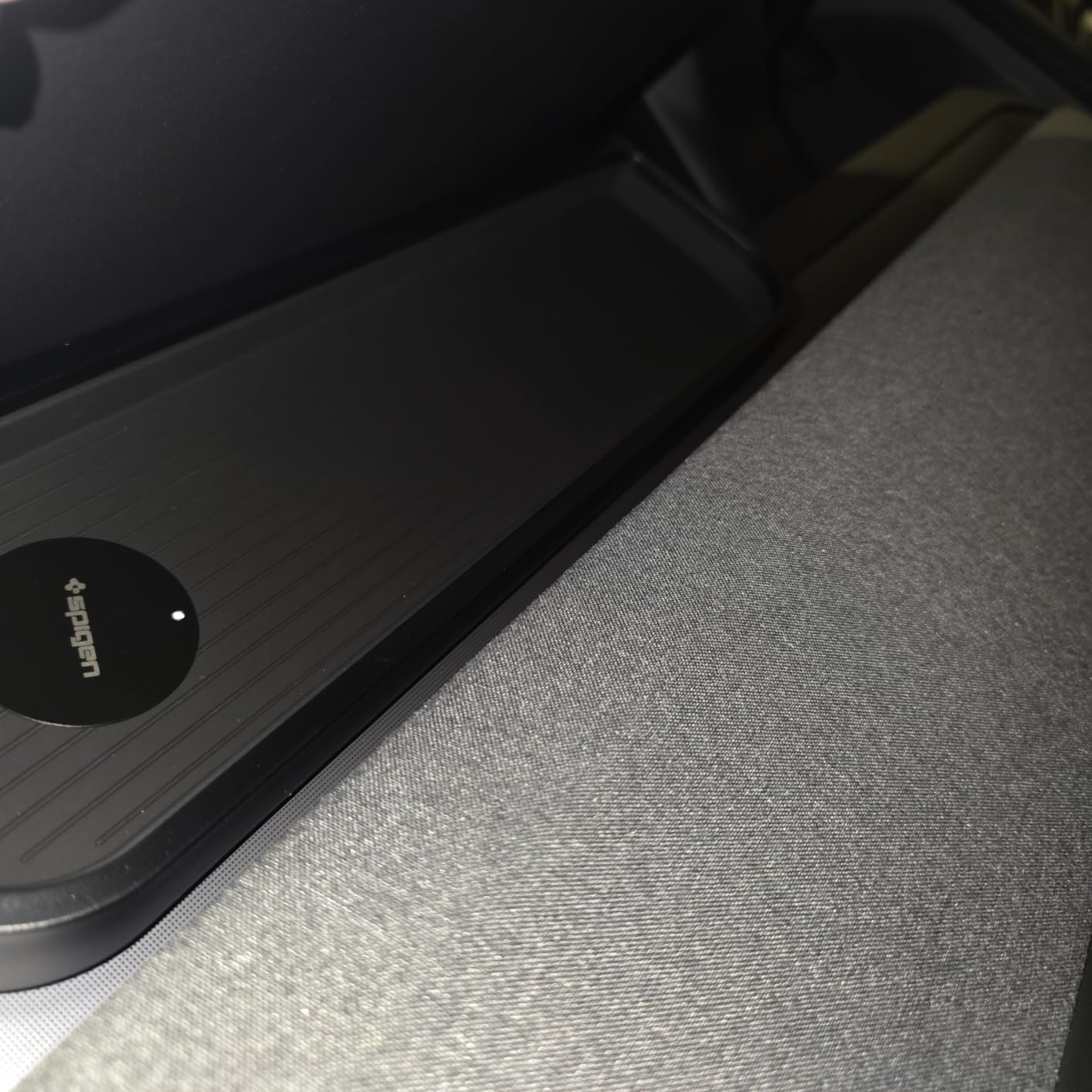 Spigen Under Screen Storage Organizer for Tesla Model Y Juniper, 3 Highland | Only Standard, Premium & Performance (2026/2025) | For Tesla Model YL - Black customer photo 2